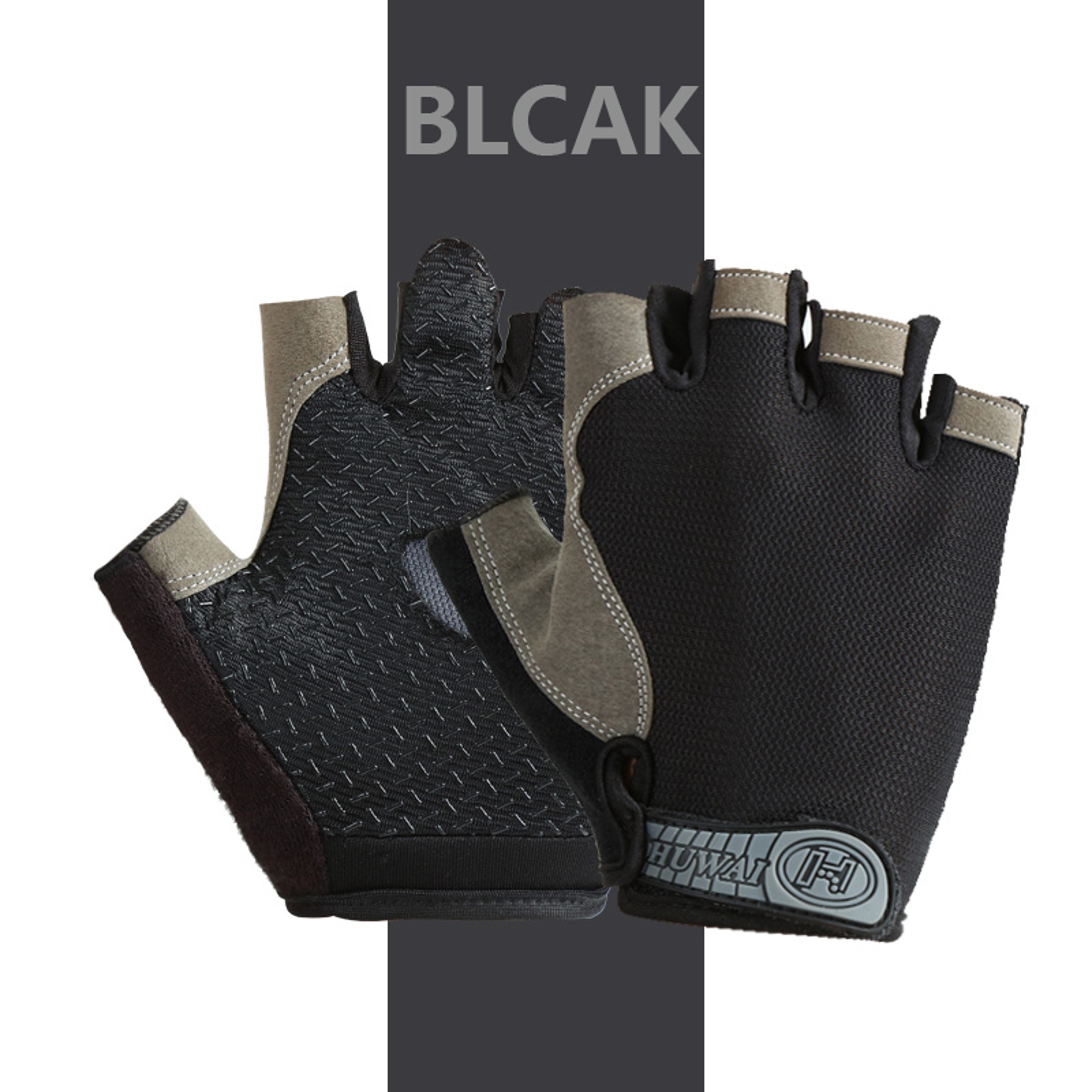Fingerless Gym Gloves For Men Women AntiSlip Breathable Sports Gloves For Cycling  Bodybuilding Exe 6