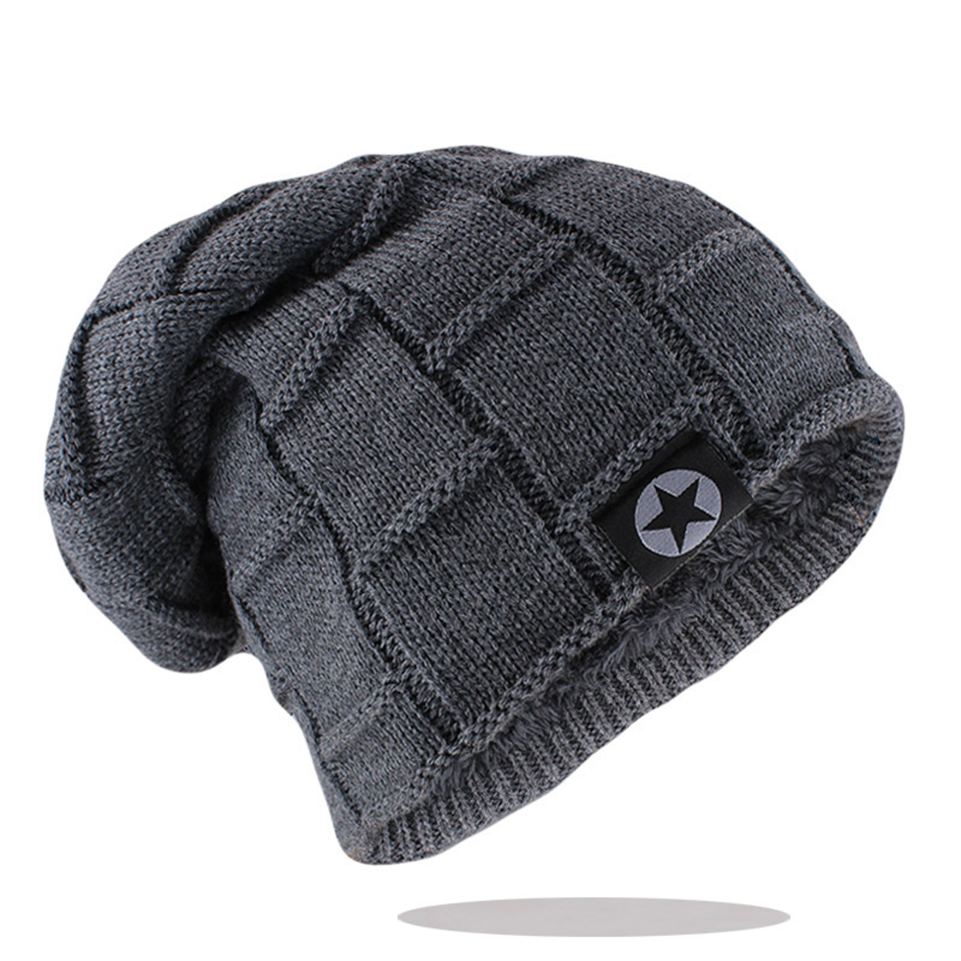 Thick Soft Stretch Beanie Hat Knit Wool Winter Hat For Men And Women New Unisex Fashion Outdoor Sku 0