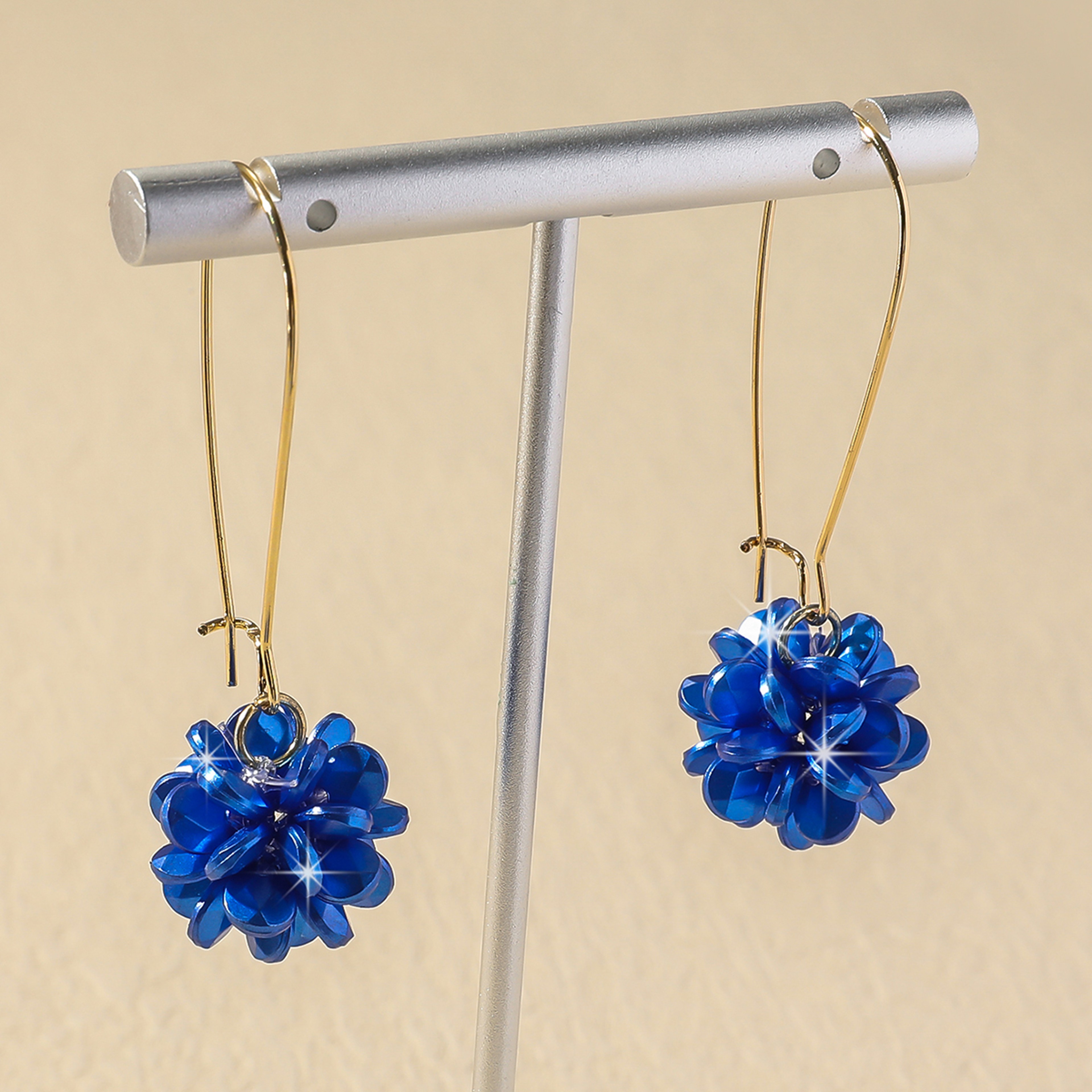 Pearl Petal Ball Earrings, DIY Women's Fashion Trend, Perfect for Outdoor Travel, Party, Holiday Gifts – view 3