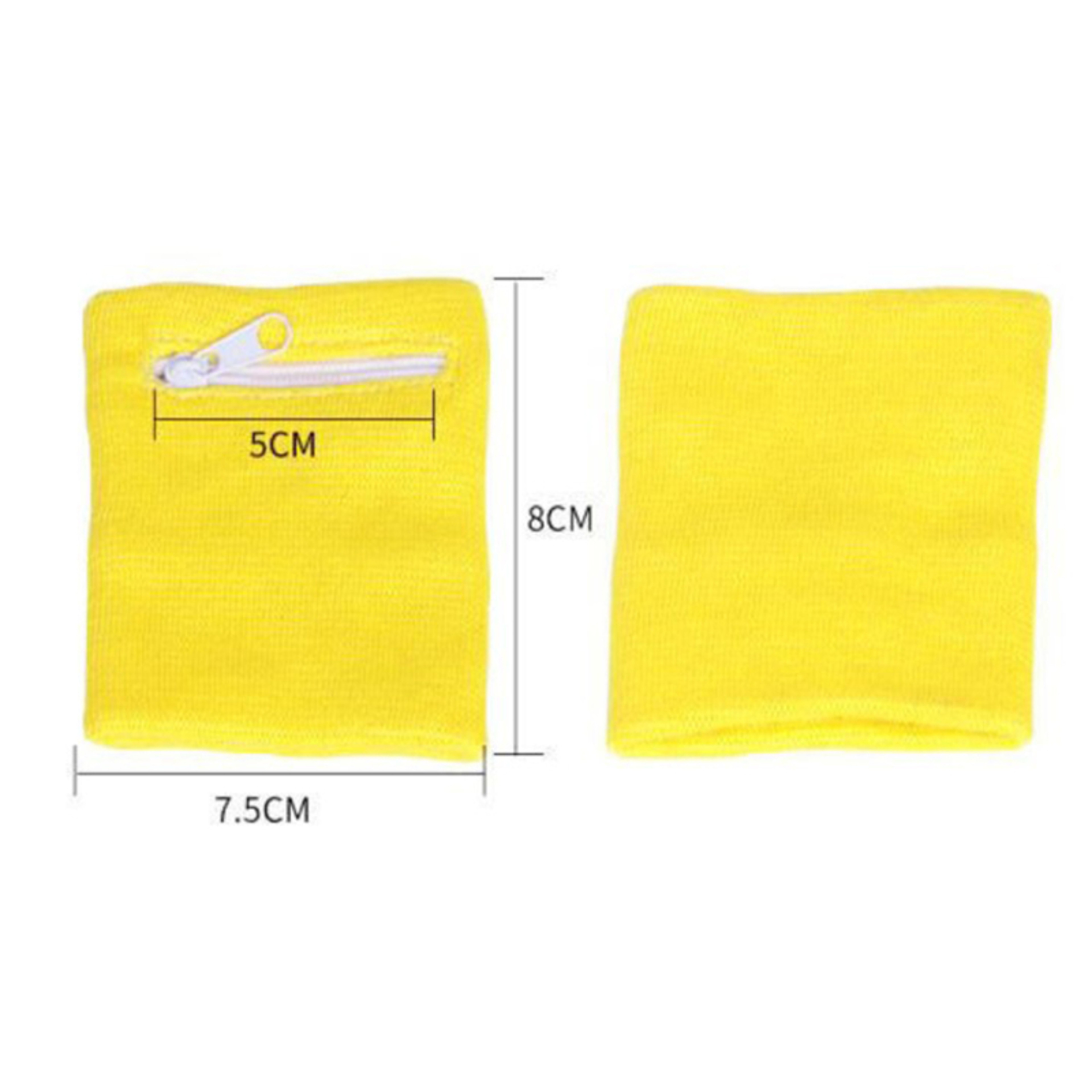 Running Sports Arm Band Bag with Zipper Pouch for Key Card and Basketball Sweatband Storage – view 6