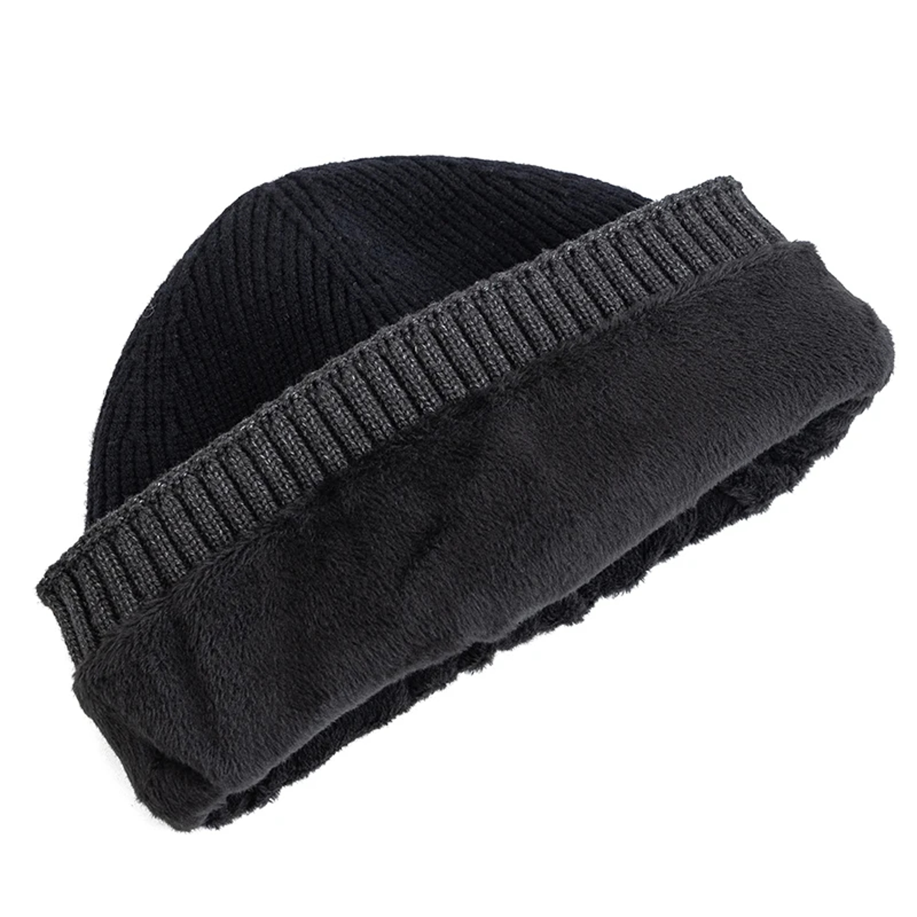Stylish Unisex Winter Hat, Fleece Lined, Warm Beanie for Men Women, Outdoor Thicken Ski Sports Knitted Cap – view 4