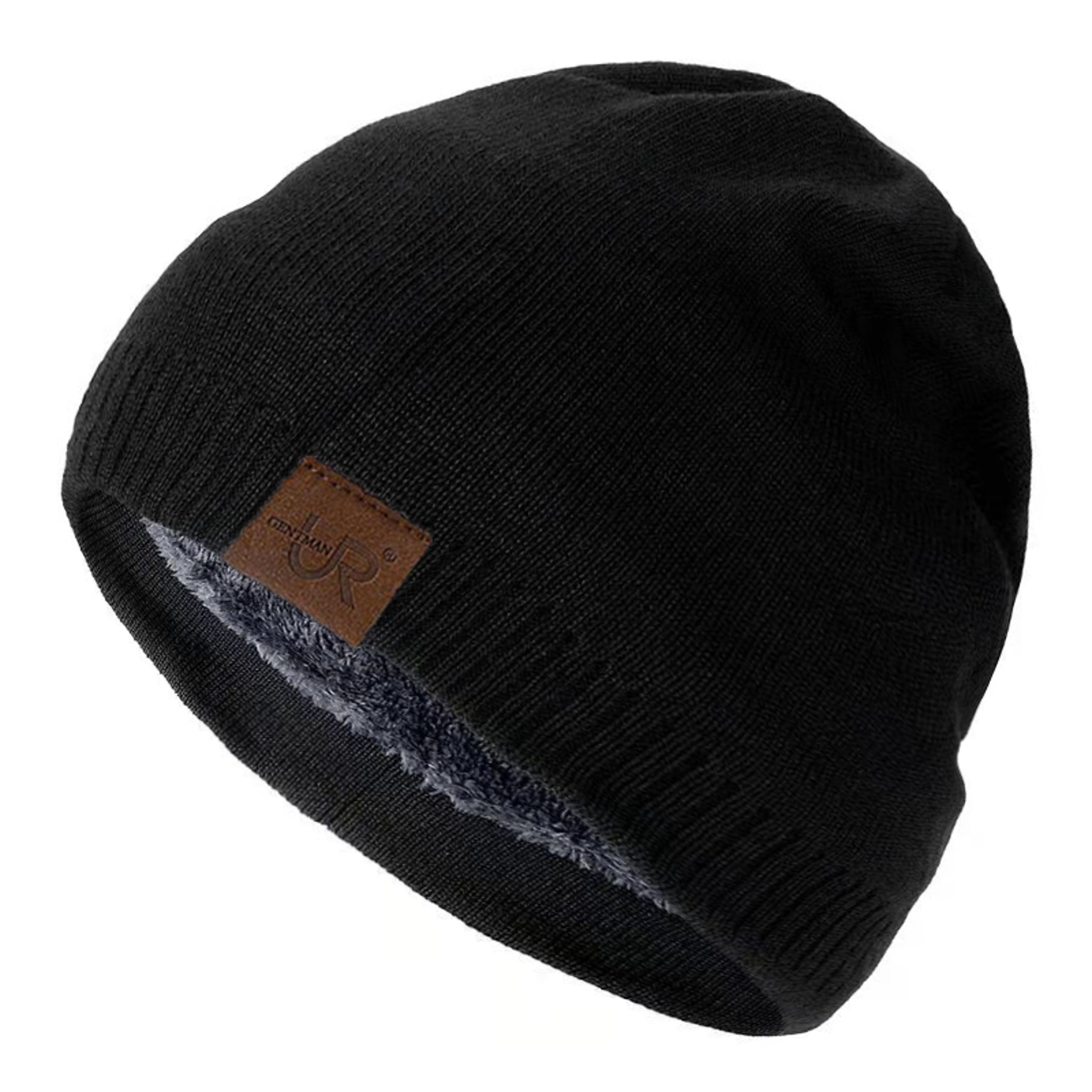 Solid Color Knitted Hats For Men And Women Unisex Labal Winter Beanie Cap Outdoor Sports Hat With F 5