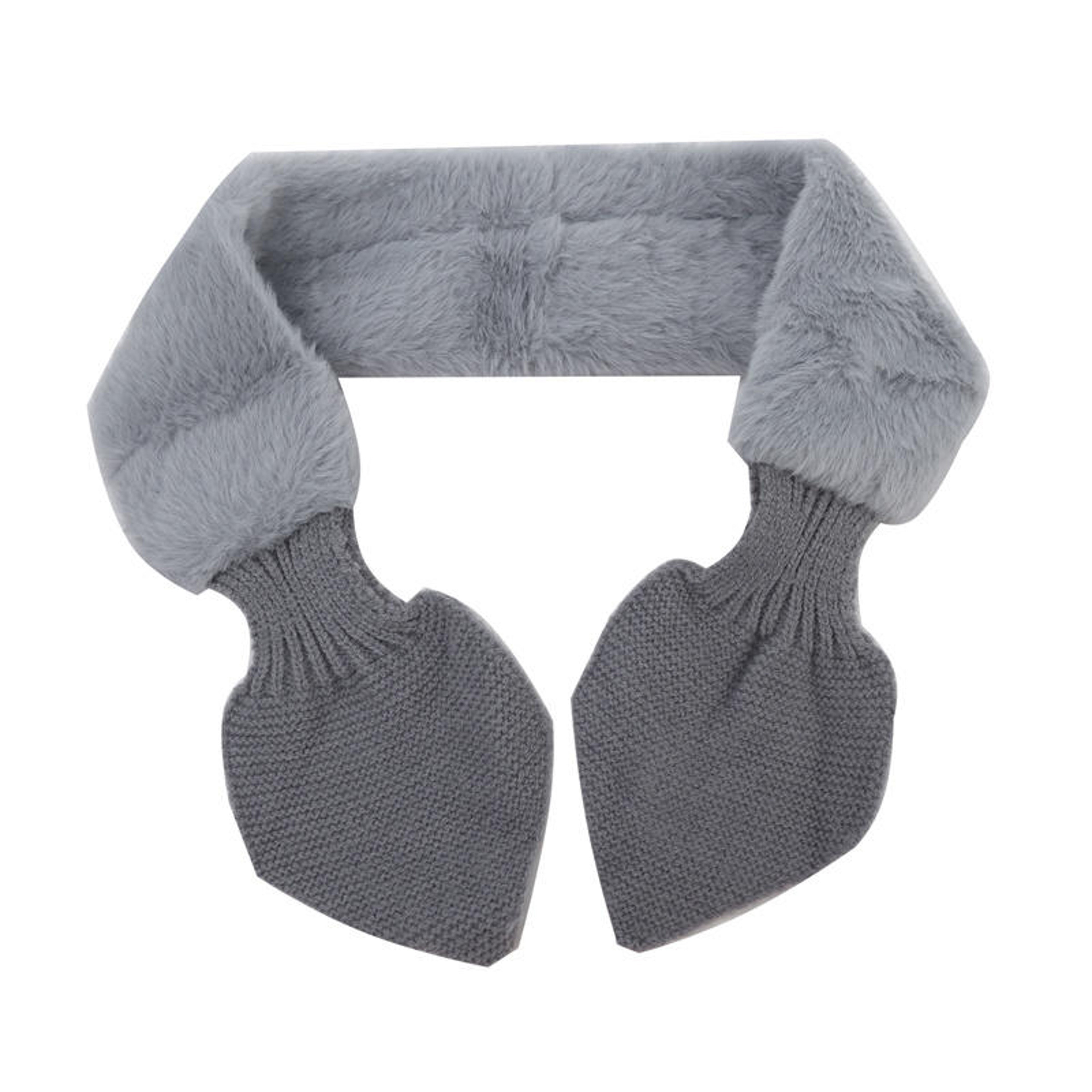 All-Match Knitted Scarf for Women, Soft Winter Shawl, Female Cross Straps Neck Scarf, Sweet Girls Autumn Winter Scarf – view 11