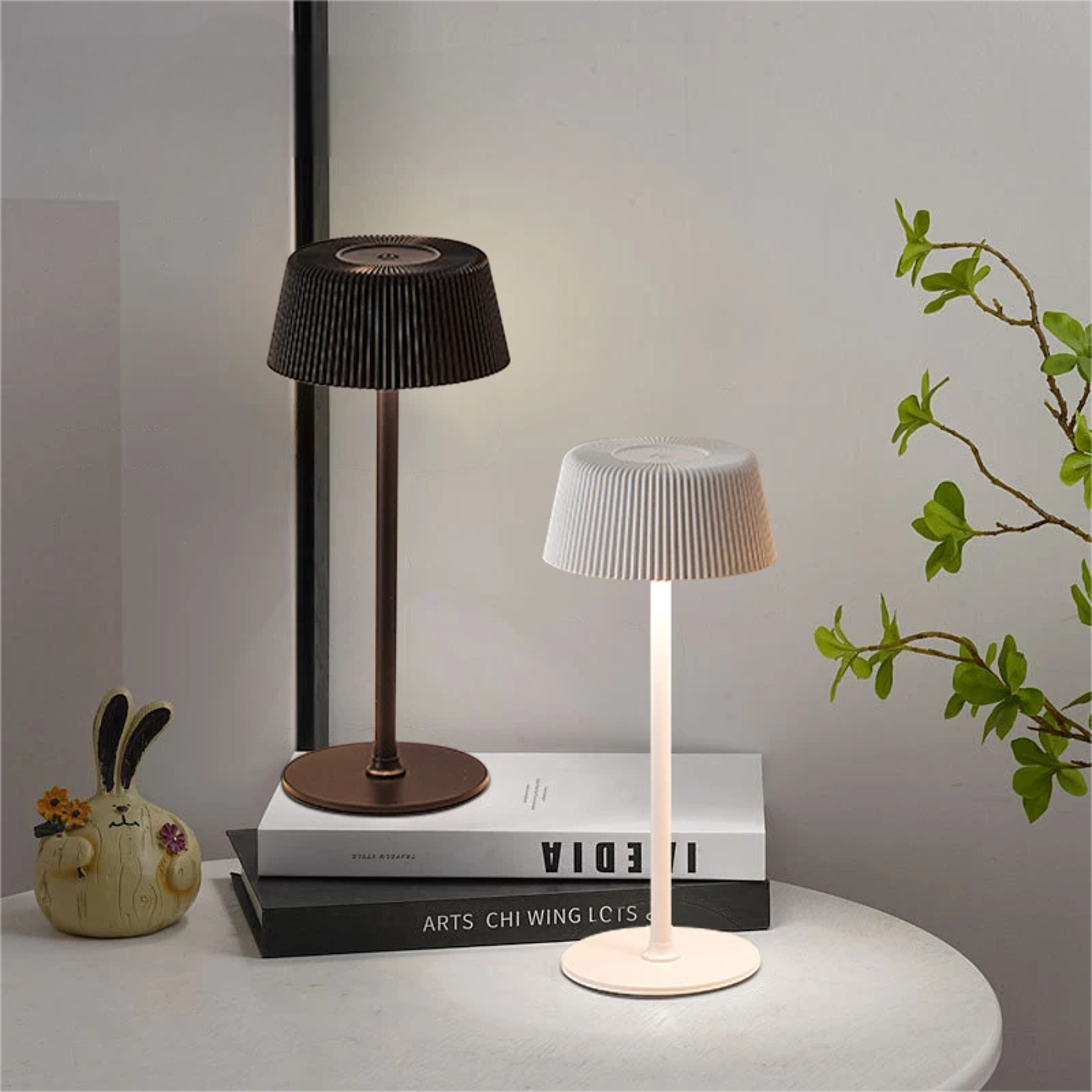 Creative Rechargeable LED Desk Lamp with Dimmable Night Light for Bedroom and Living Room – view 1