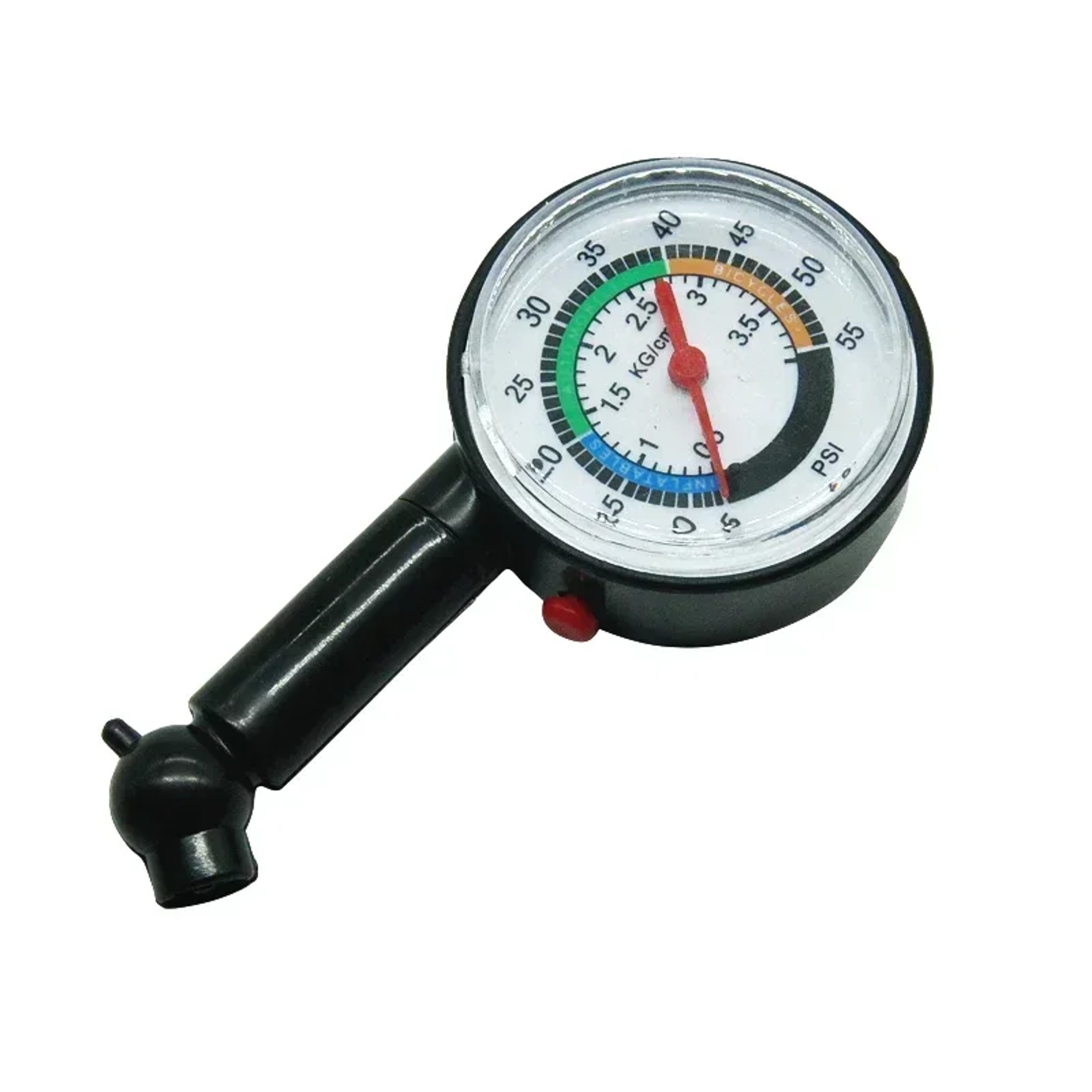 Professional Analog Tire Pressure Gauge - Car Motorcycle Bike Tyre Deflation Tool with Easy-Read Dial, Heavy-Duty Construction – view 6