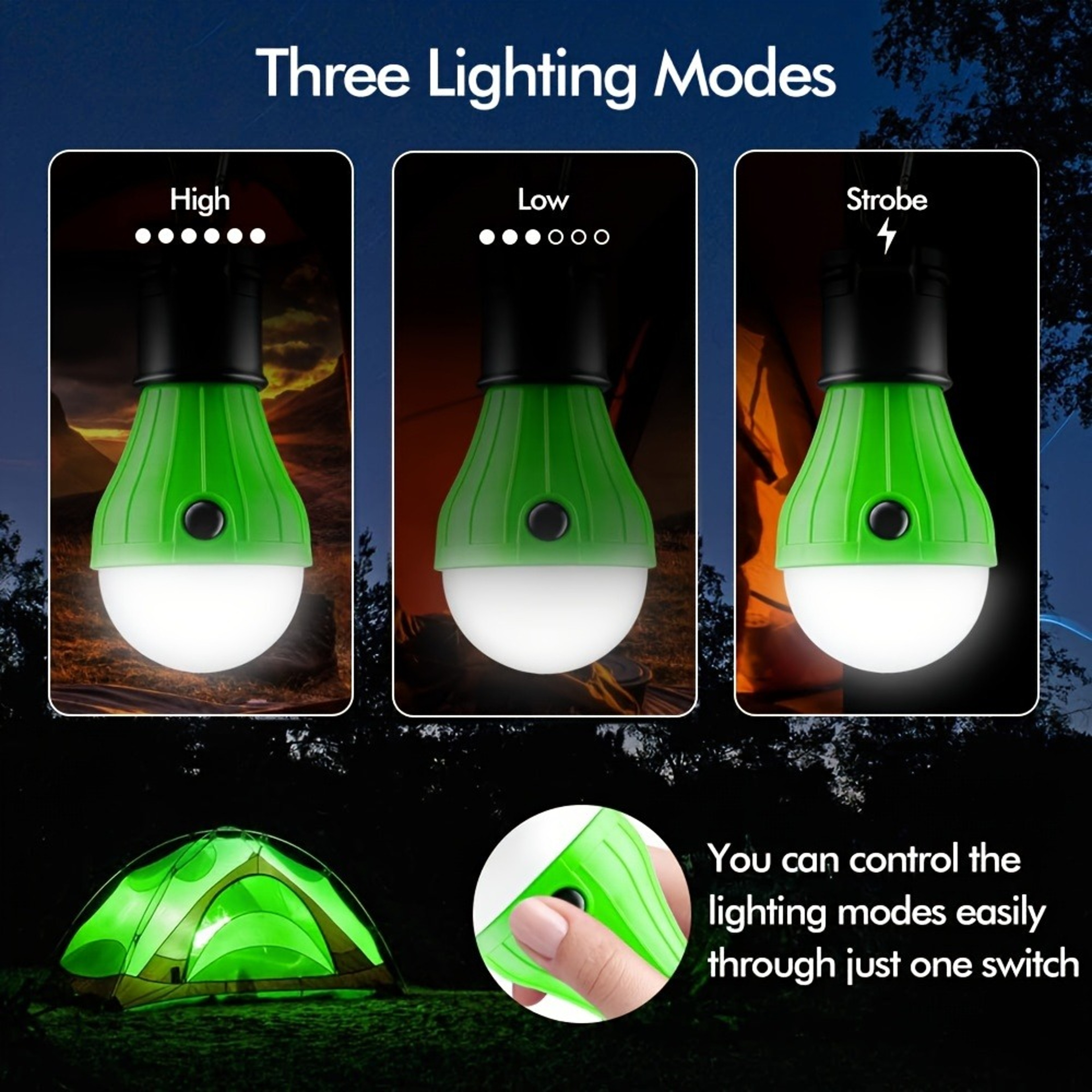 Outdoor Hanging Lantern, Portable Light for Camping and Emergency Use Emergency, and Night Lighting! – view 2