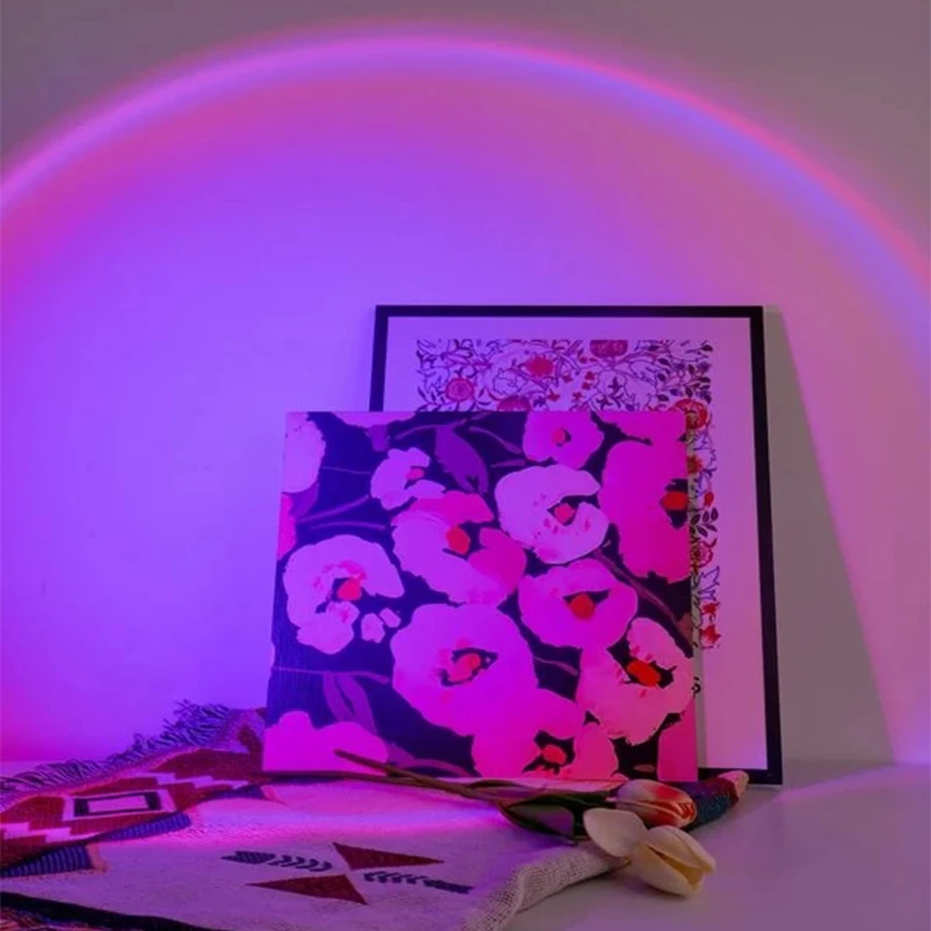 Dimmable Mini Sunset Lamp Colors With Remote Control For Selfie Home And Bedroom Decor 1
