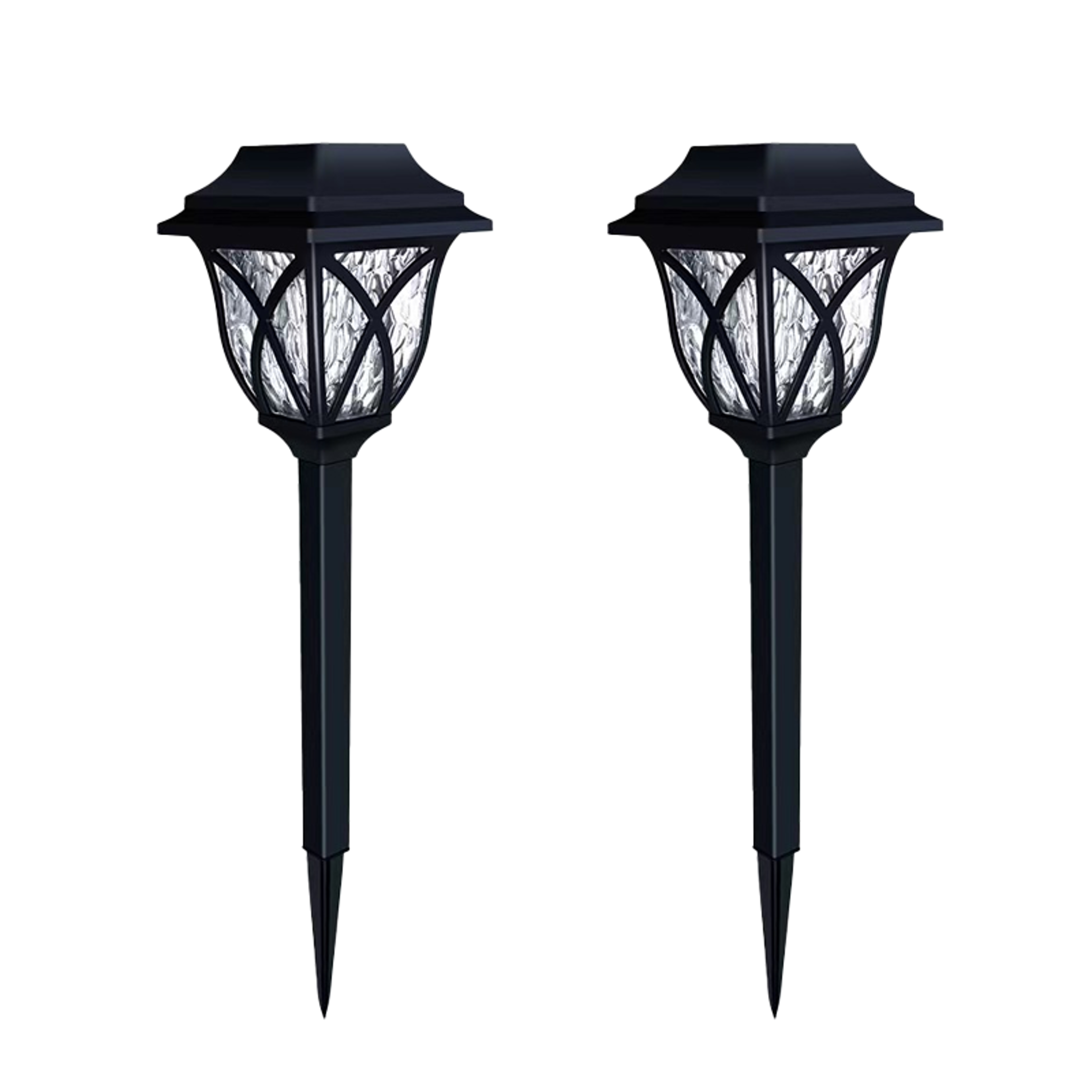 Miflame LED Solar Lawn Lights Outdoor, Waterproof Pathway Lamps, Warm Light for Villa Courtyard Landscape Decoration – view 7