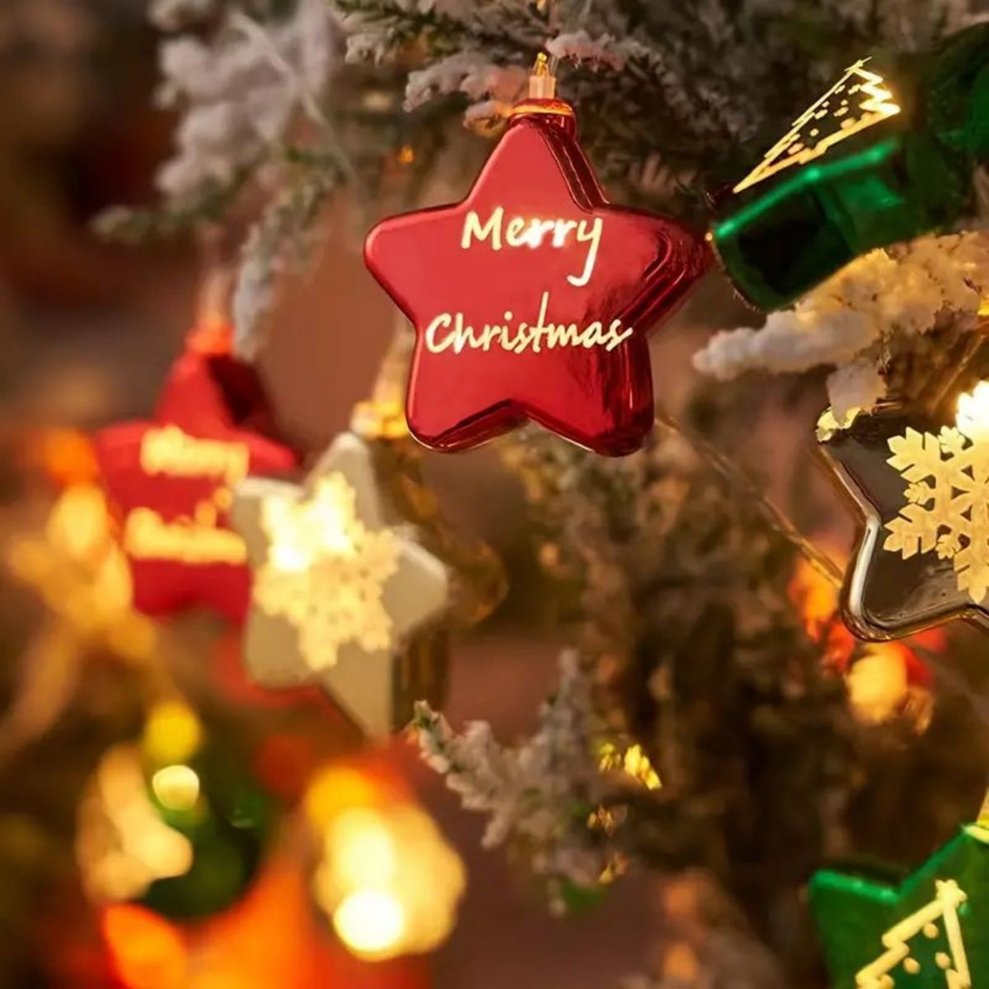 Christmas Holiday Cartoon Snowman Light String, Scene Atmosphere Decoration Light, LED Christmas Light String – view 4