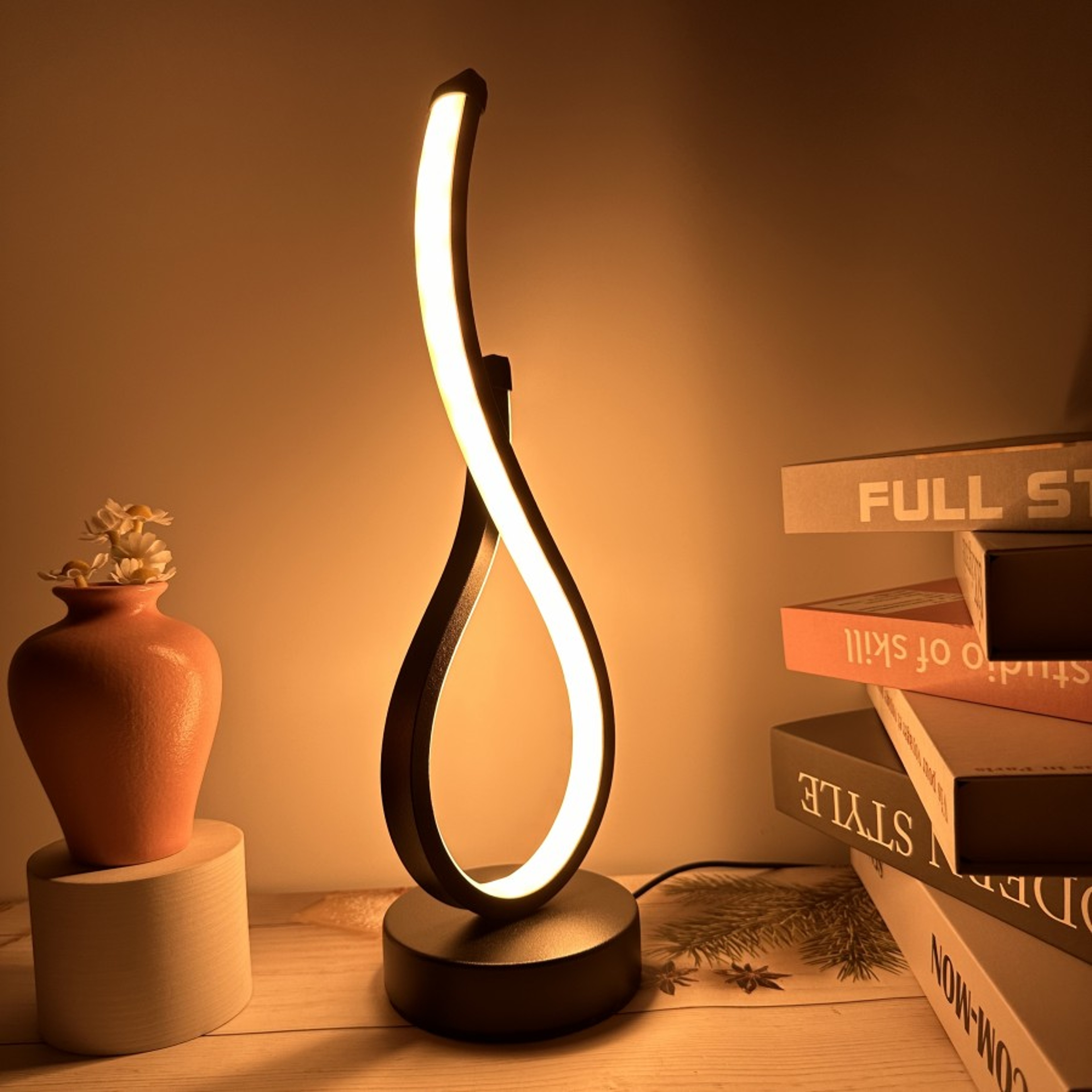 Bedroom Bedside Led Table Lamp Luminous Decorative Table Light Creative Coffee Shop Nightlight For  0