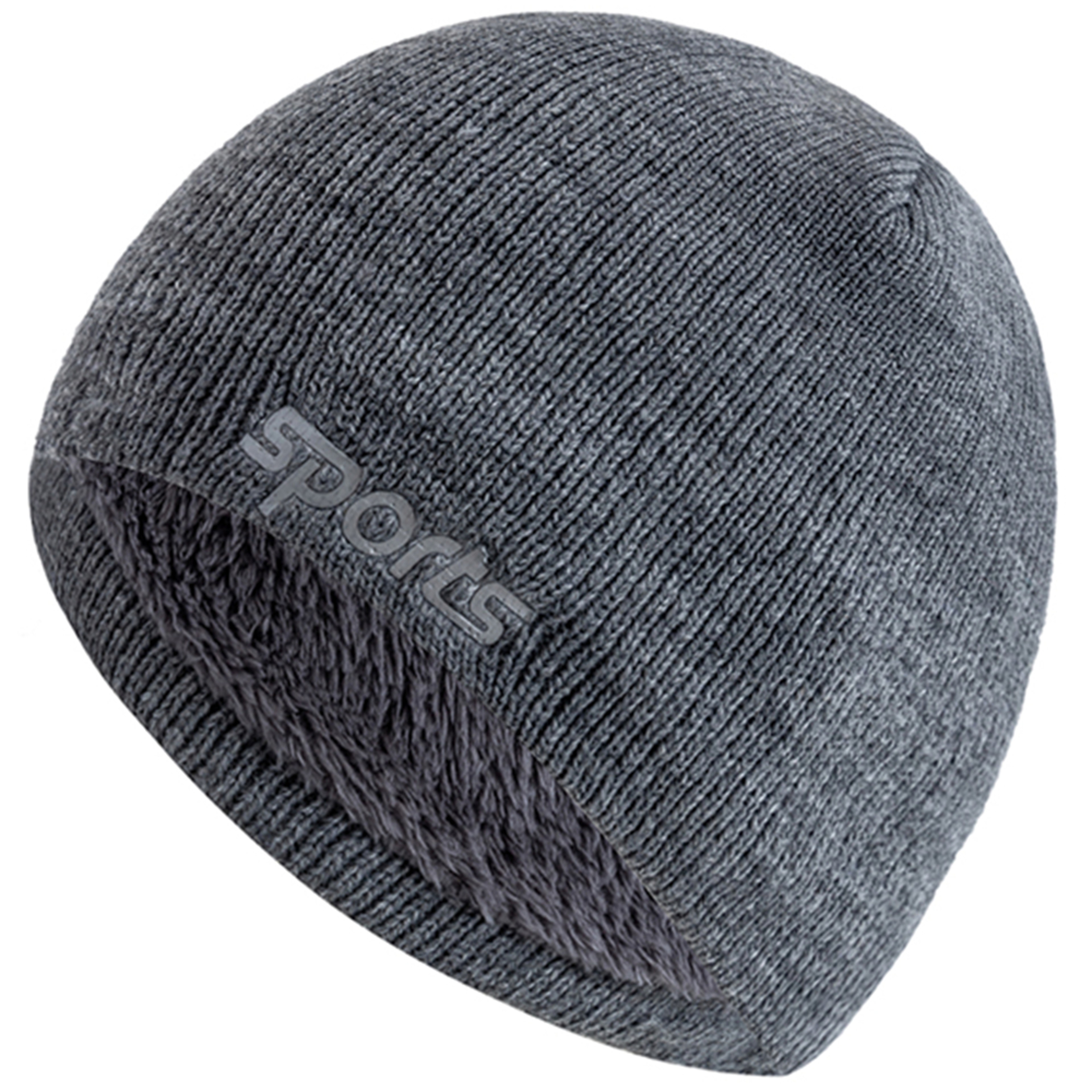 Fashion Knitted Hats For Men And Women Unisex Sports Jacquard Winter Hats Plush Fur Lined Outdoor B 0