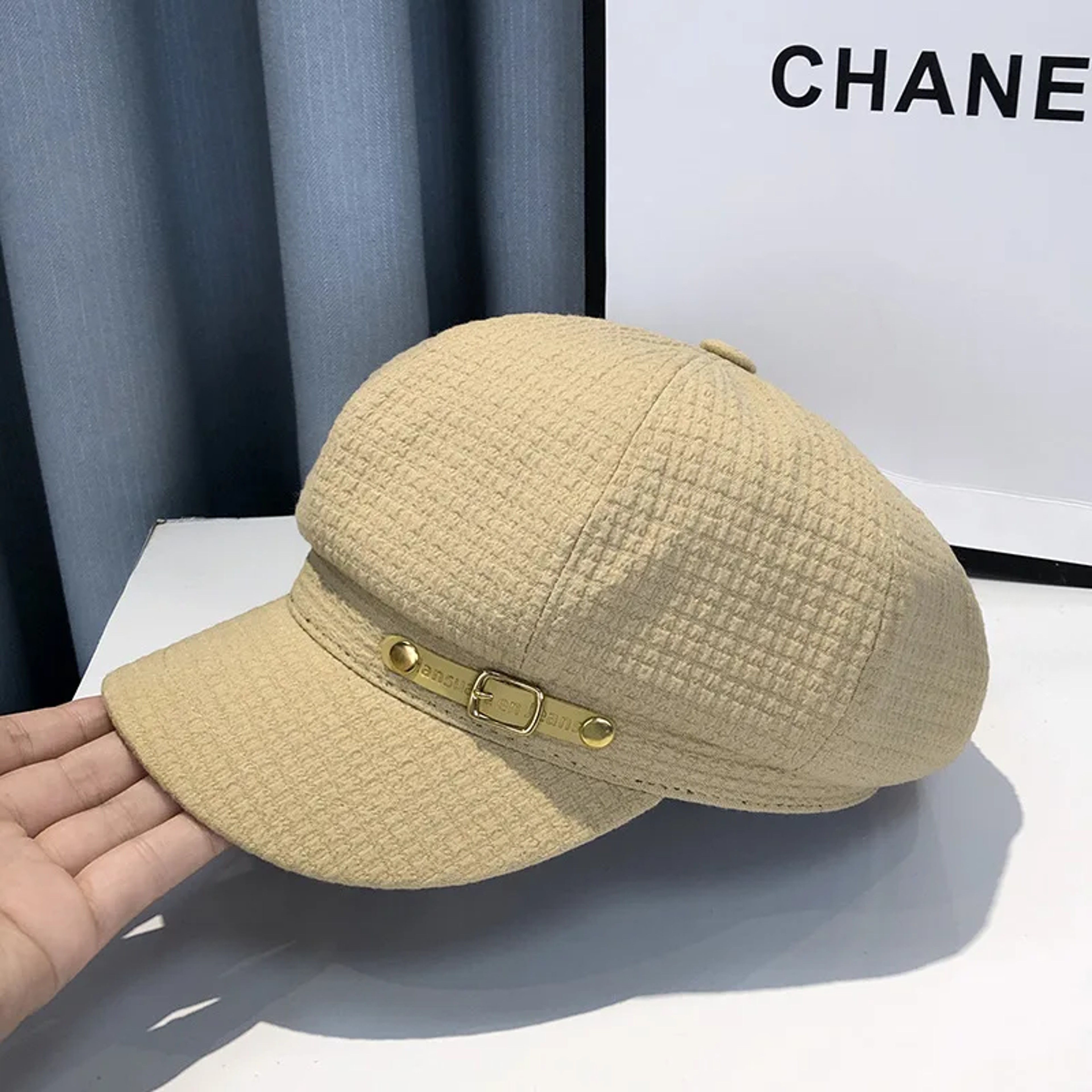 Winter Berets Female Retro Fashion Designer, Octagonal Newsboy Hat, Bonnets Hats for Women – view 8