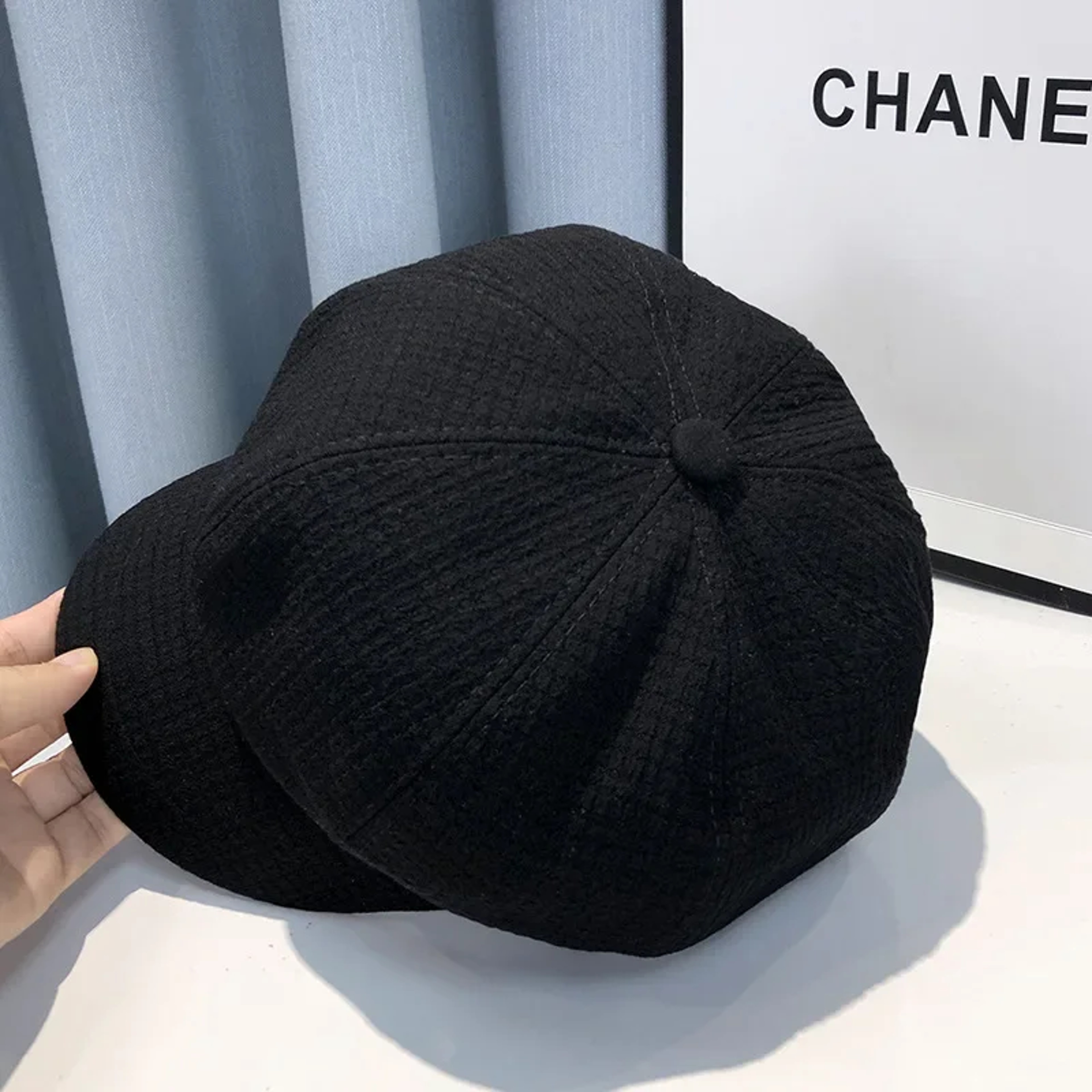 Winter Berets Female Retro Fashion Designer, Octagonal Newsboy Hat, Bonnets Hats for Women – view 6