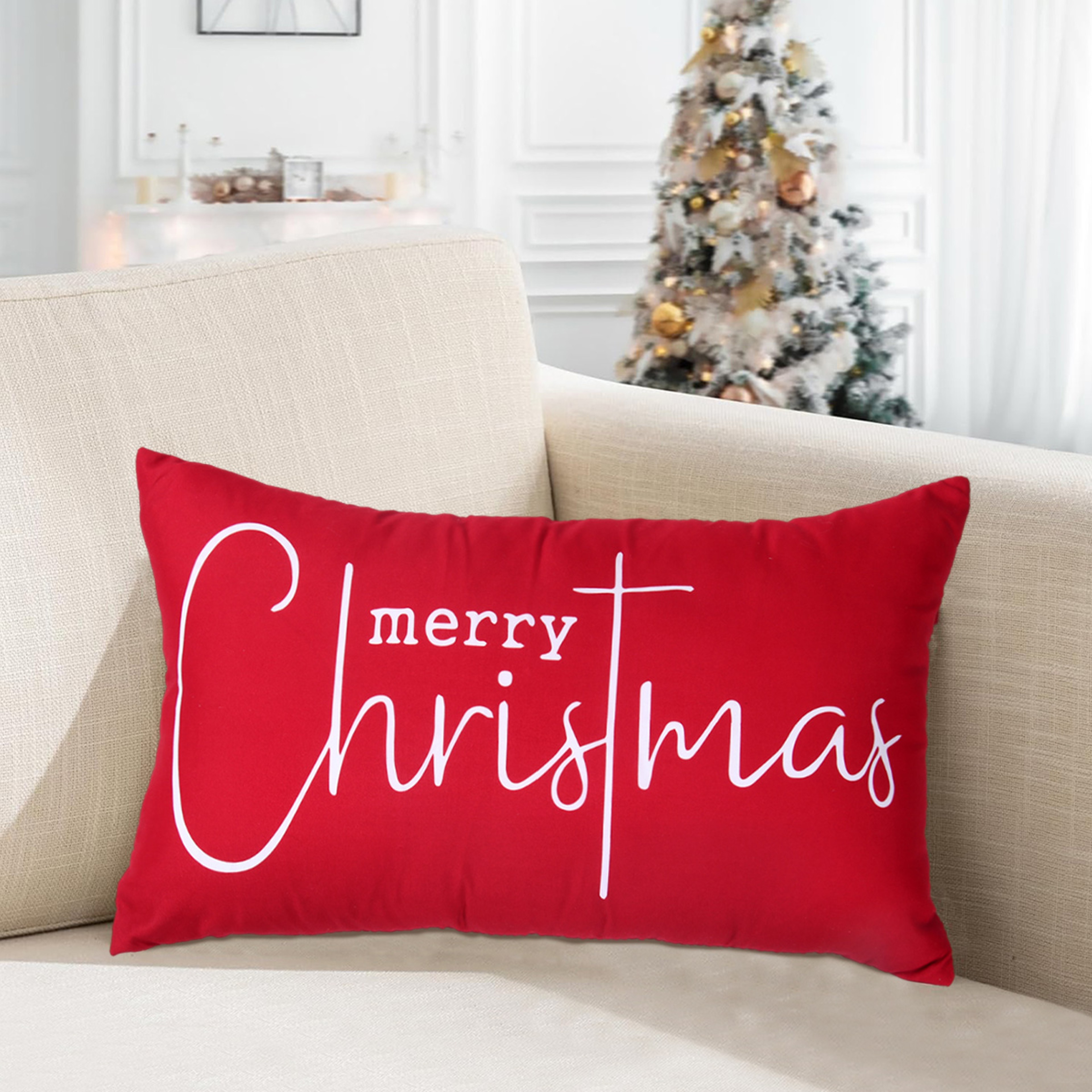 Christmas Santa Claus Pillow Covers, Christmas Party Decoration Gift Navidad Natal New Year Gift – view 5