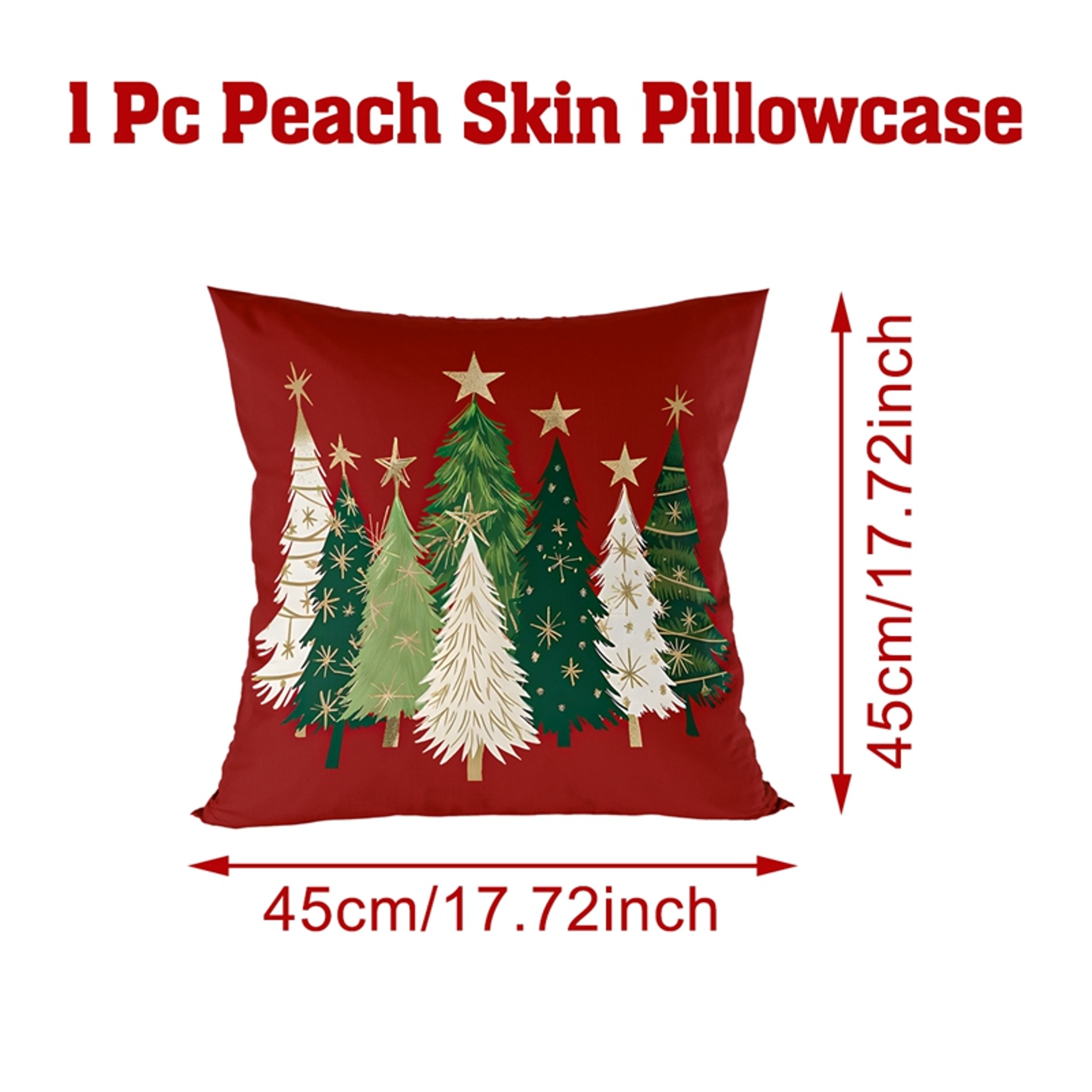 Xmas Pillow Cover, Merry Christmas Tree, Navidad New Year Decoration Gift Natal New Year Gift – view 8