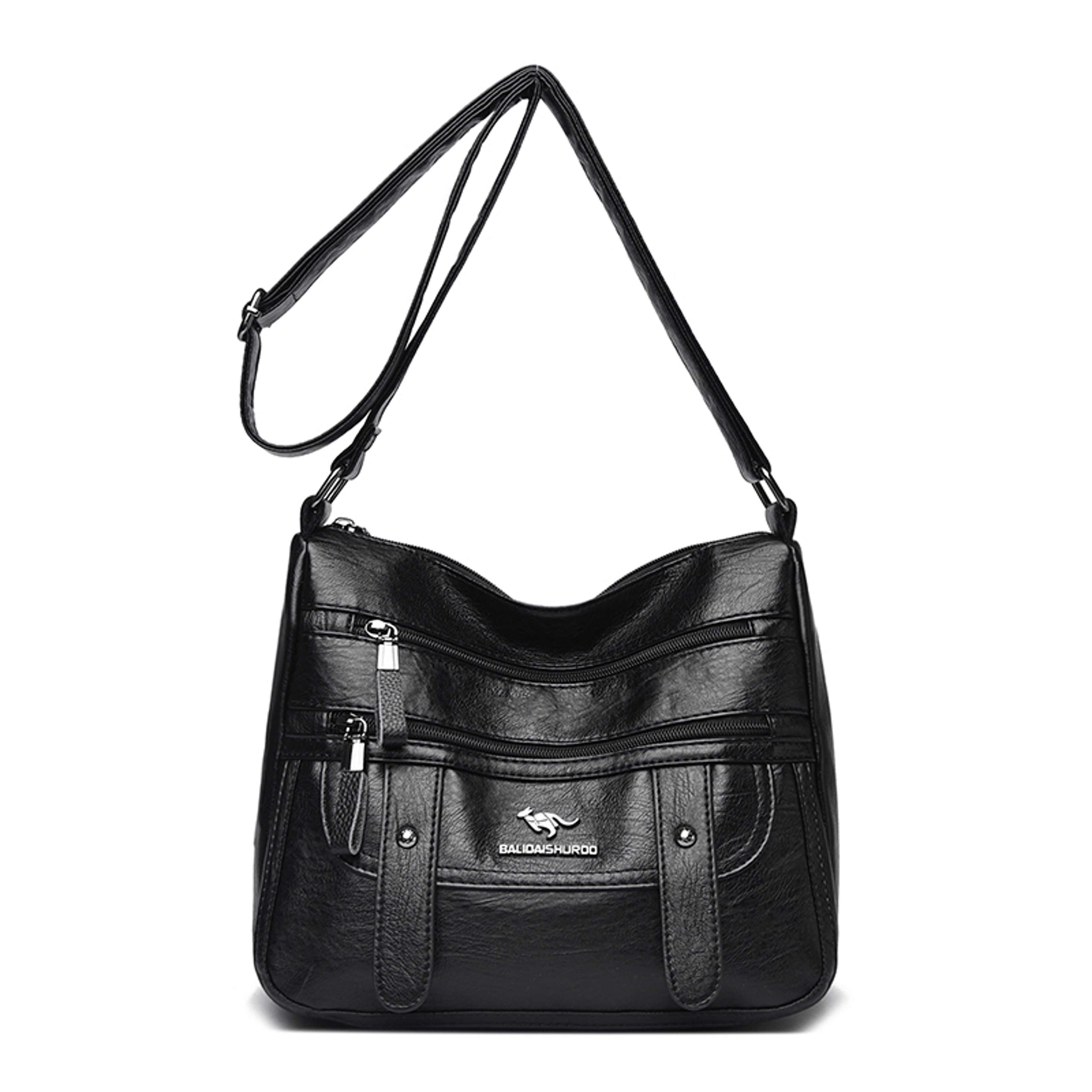 Designer PU Leather Messenger Bags For Women Luxury Shoulder Purses Crossbody Handbags 5