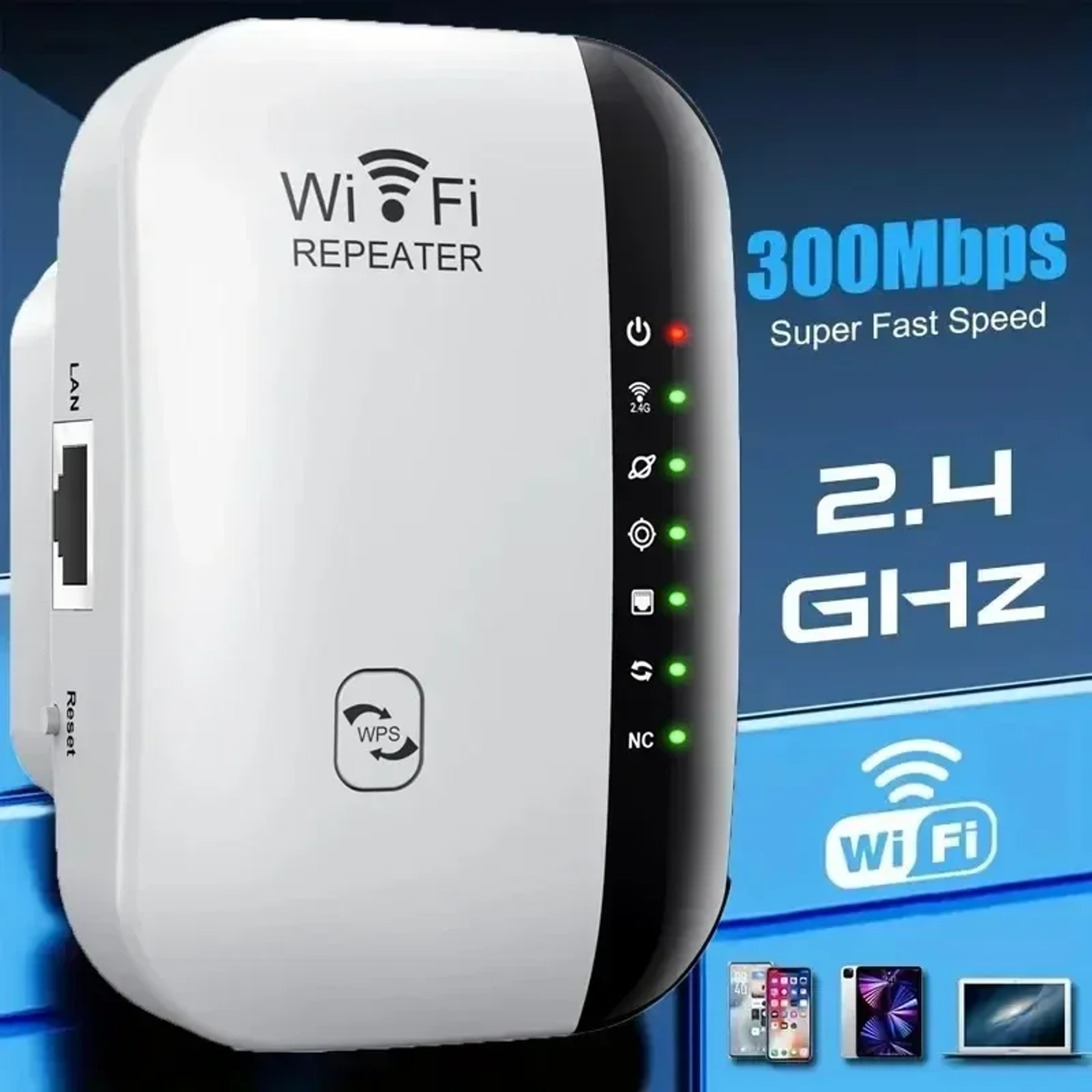 WiFi Amplifier, Wireless Repeater, Extender, Booster Repetidor Amplifier – view 2