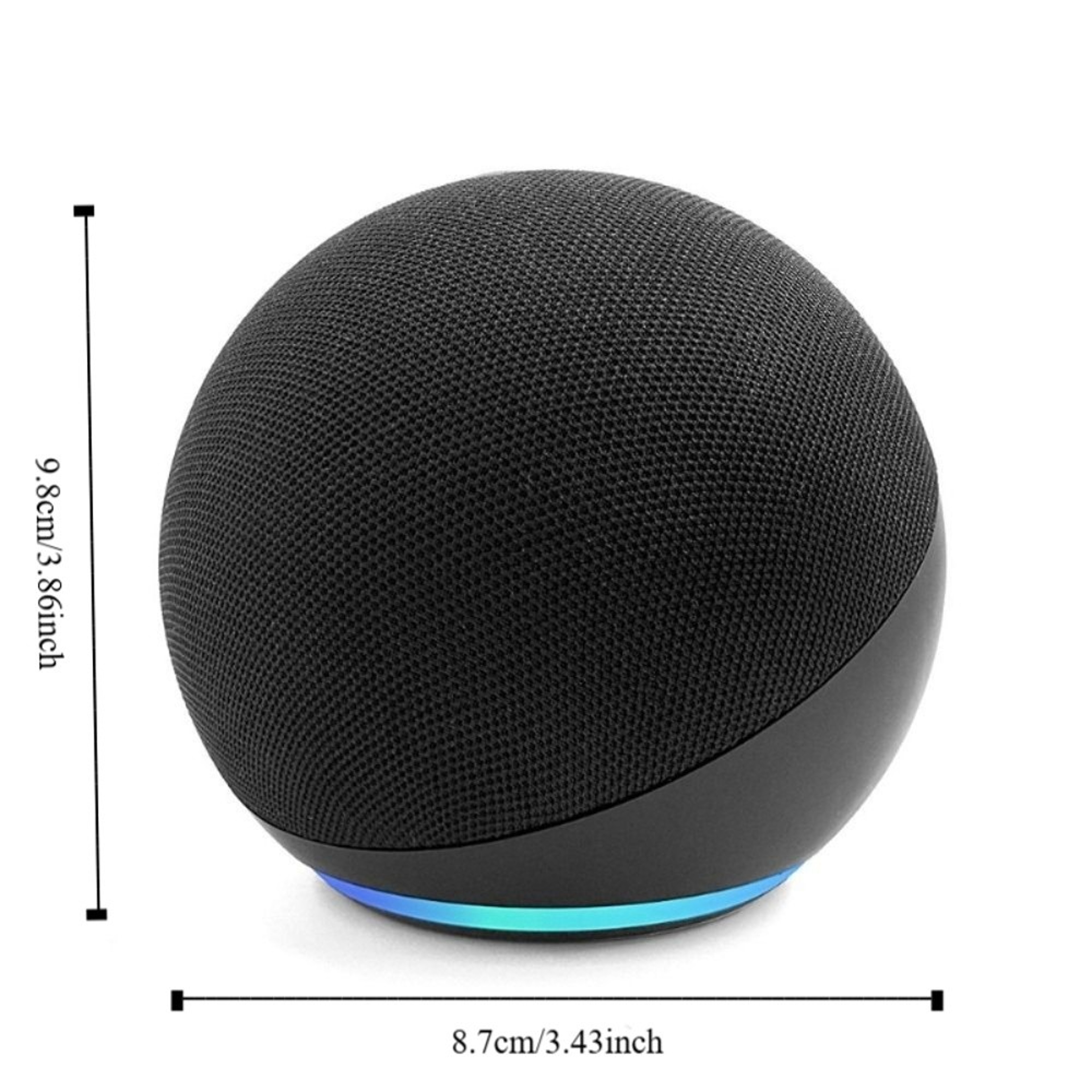 Bluetooth Mini RGB Speaker Alaxe Small Wireless Speaker Echo Dot 5th Outdoor Bluetooth Subwoofer 5