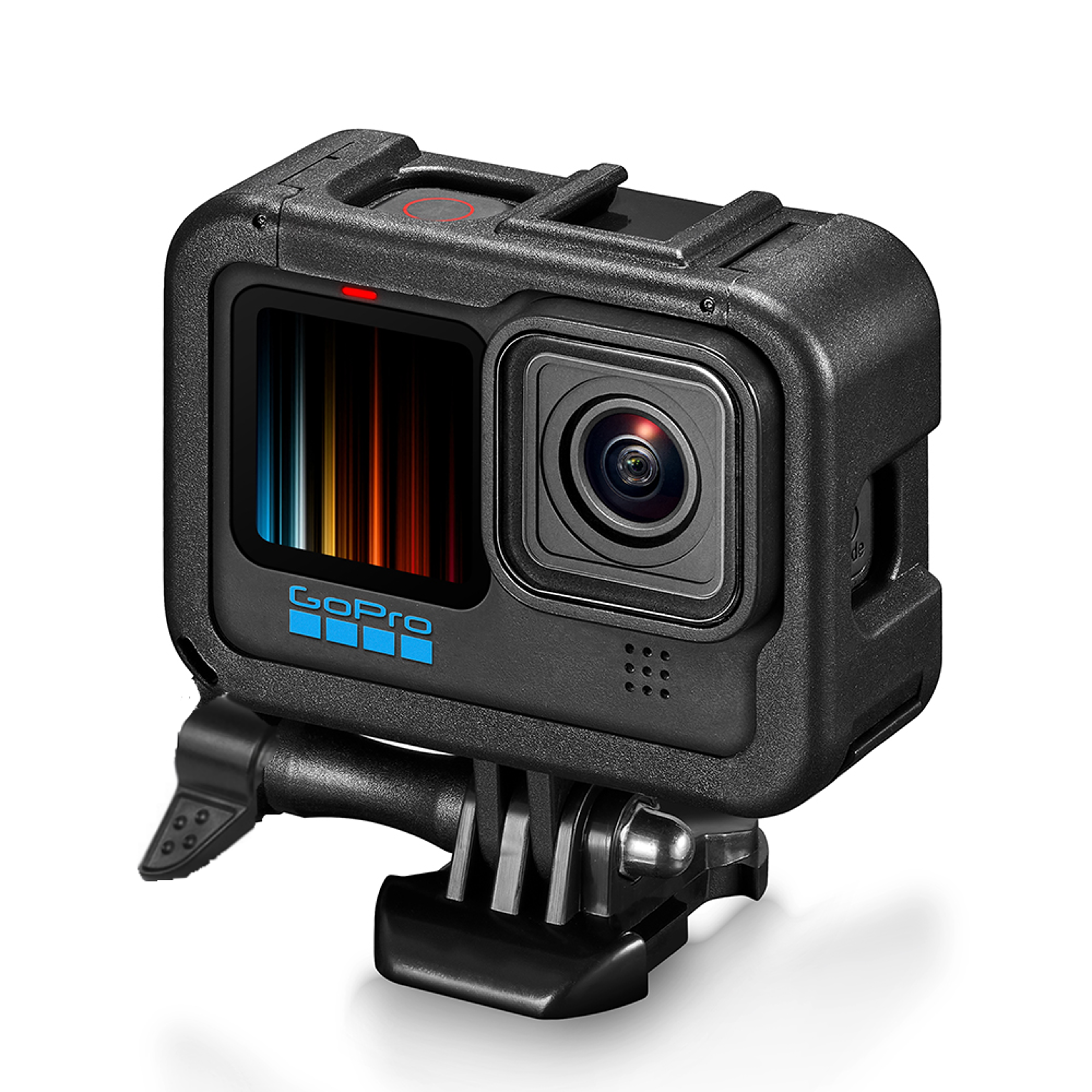 Cold Shoe Housing Case For GoPro Hero Protective Frame With Side Opening 0