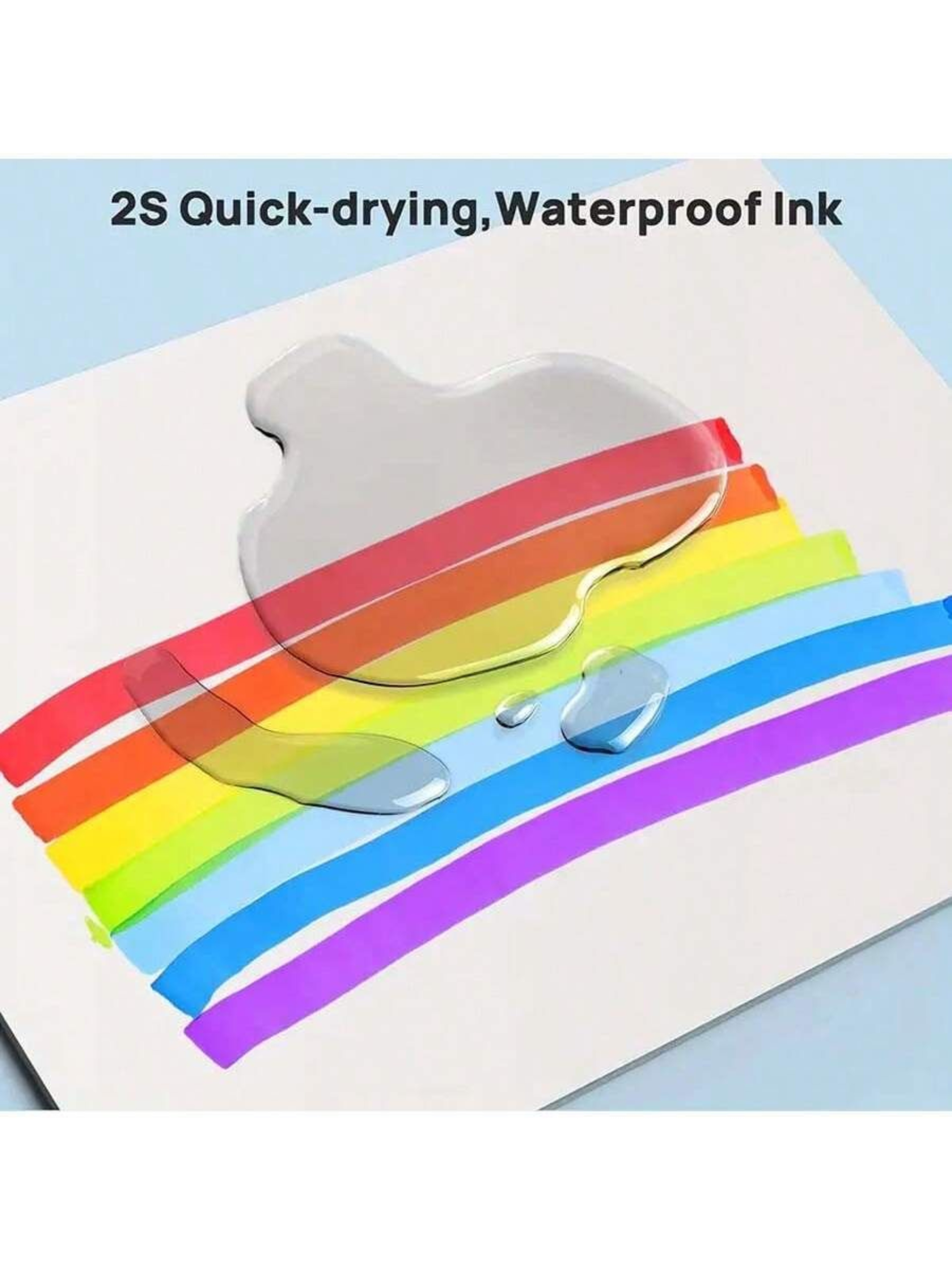 Watercolor Brush Pens Dual Tip OilBased Markers Art Marker Set For Art Students 2