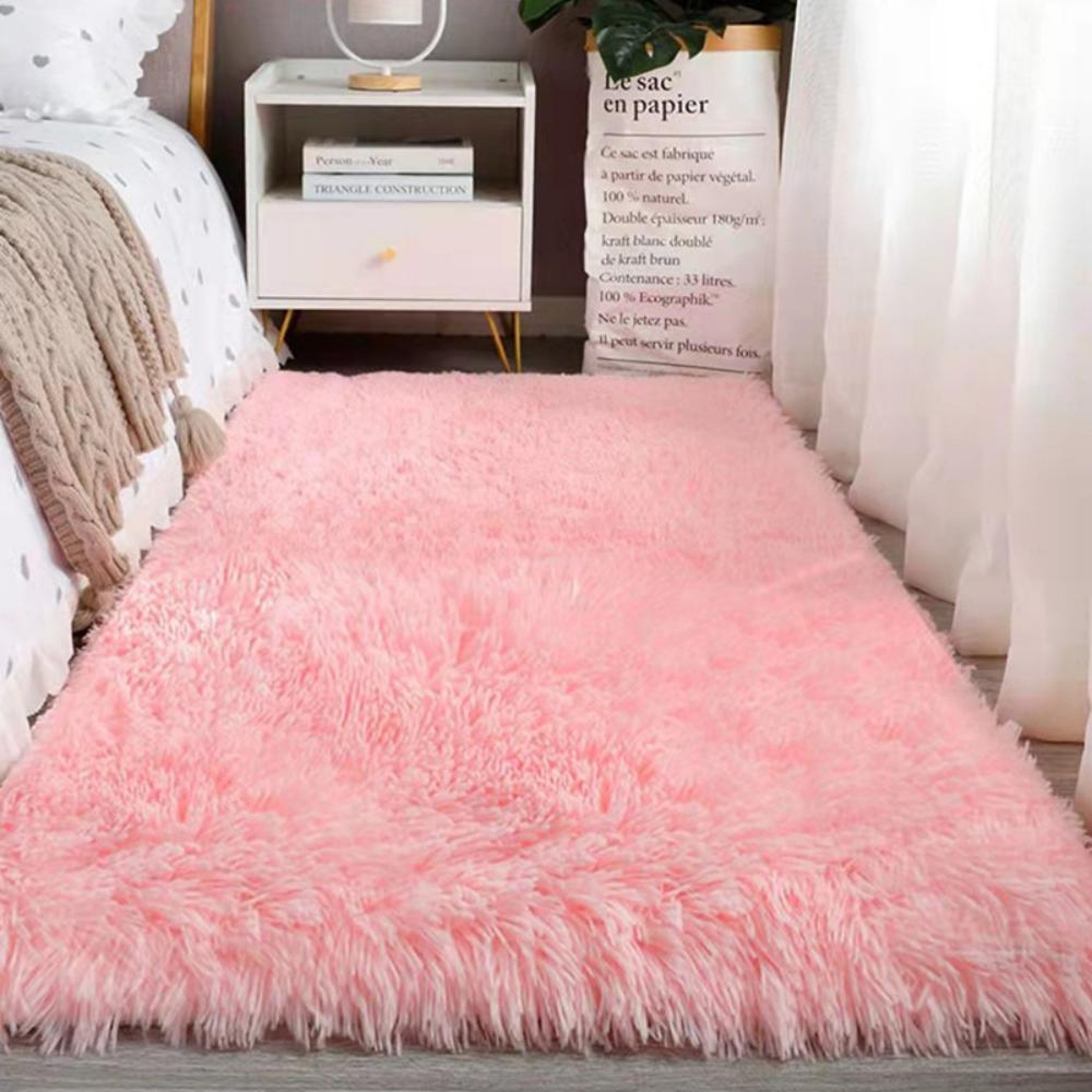Soft TieDye Plush Carpet Childrens Room Home Mat Childrens Room Baby Crawling NonSlip Blanket 10