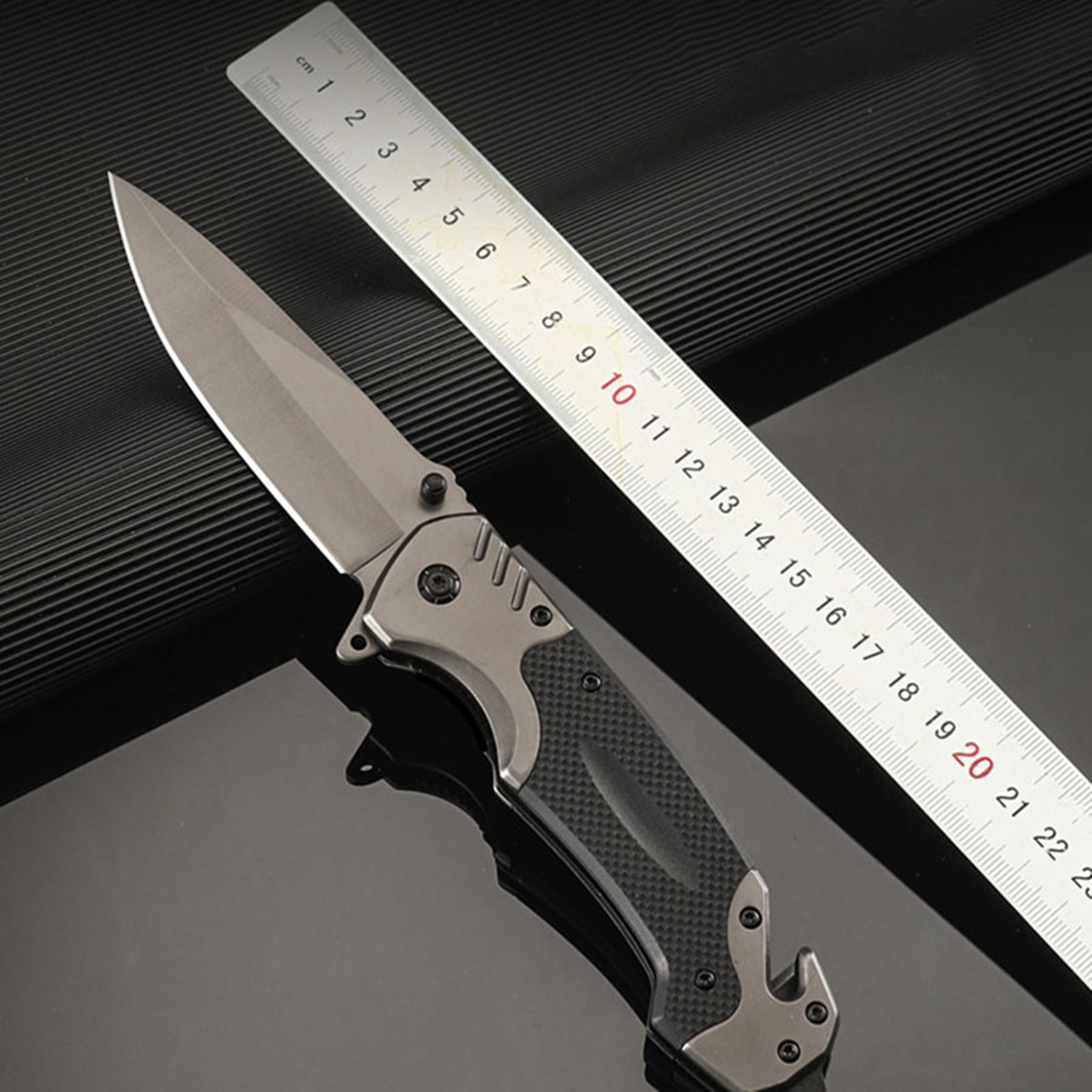 High Hardness Stainless Steel Folding Knife for Camping, Survival, Defense survival portable defense fruit knife – view 1