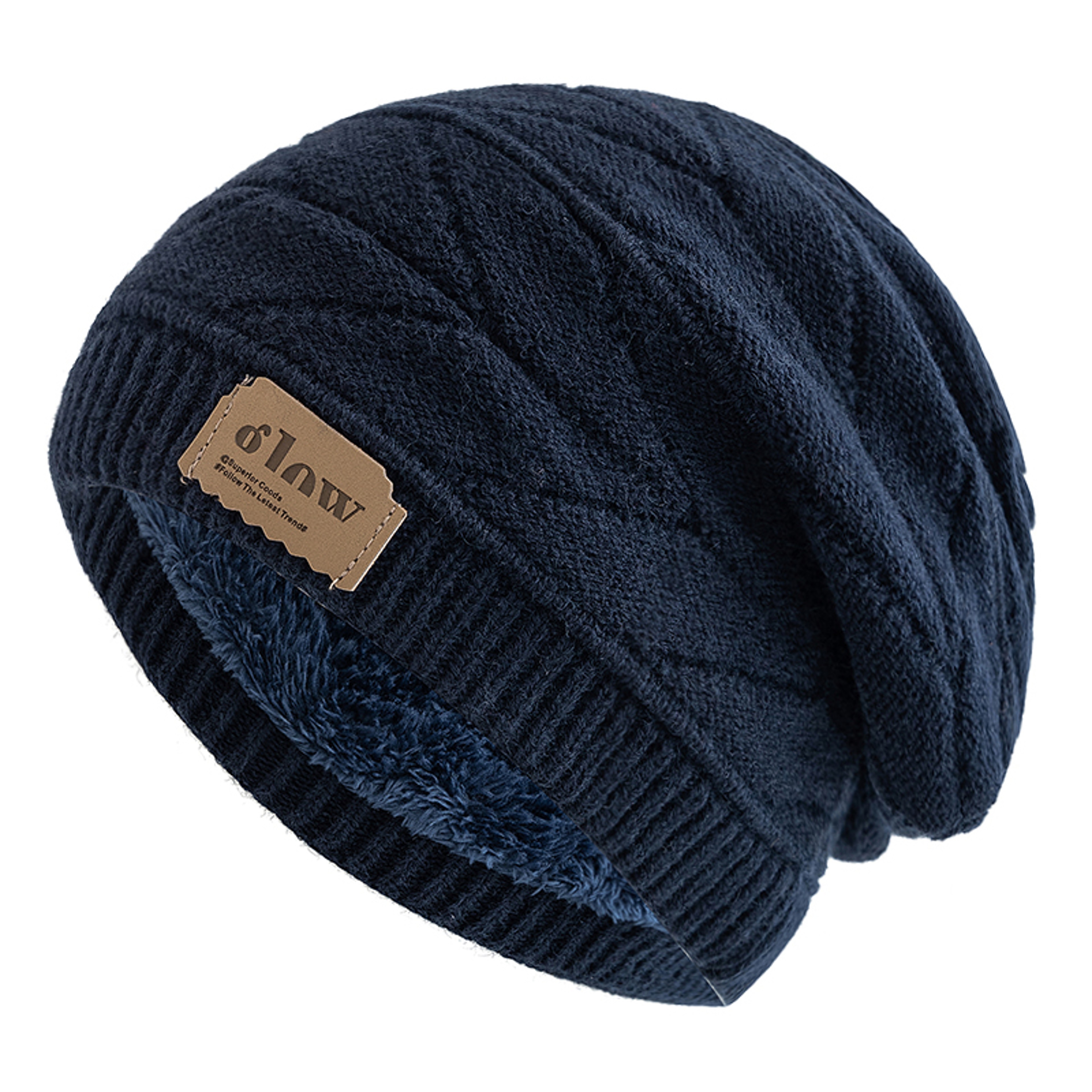 Warm Unisex Beanie Hats Adjustable Ski Sports Winter Hat For Men  Women Plush Lined Knitted Hat Wit 3