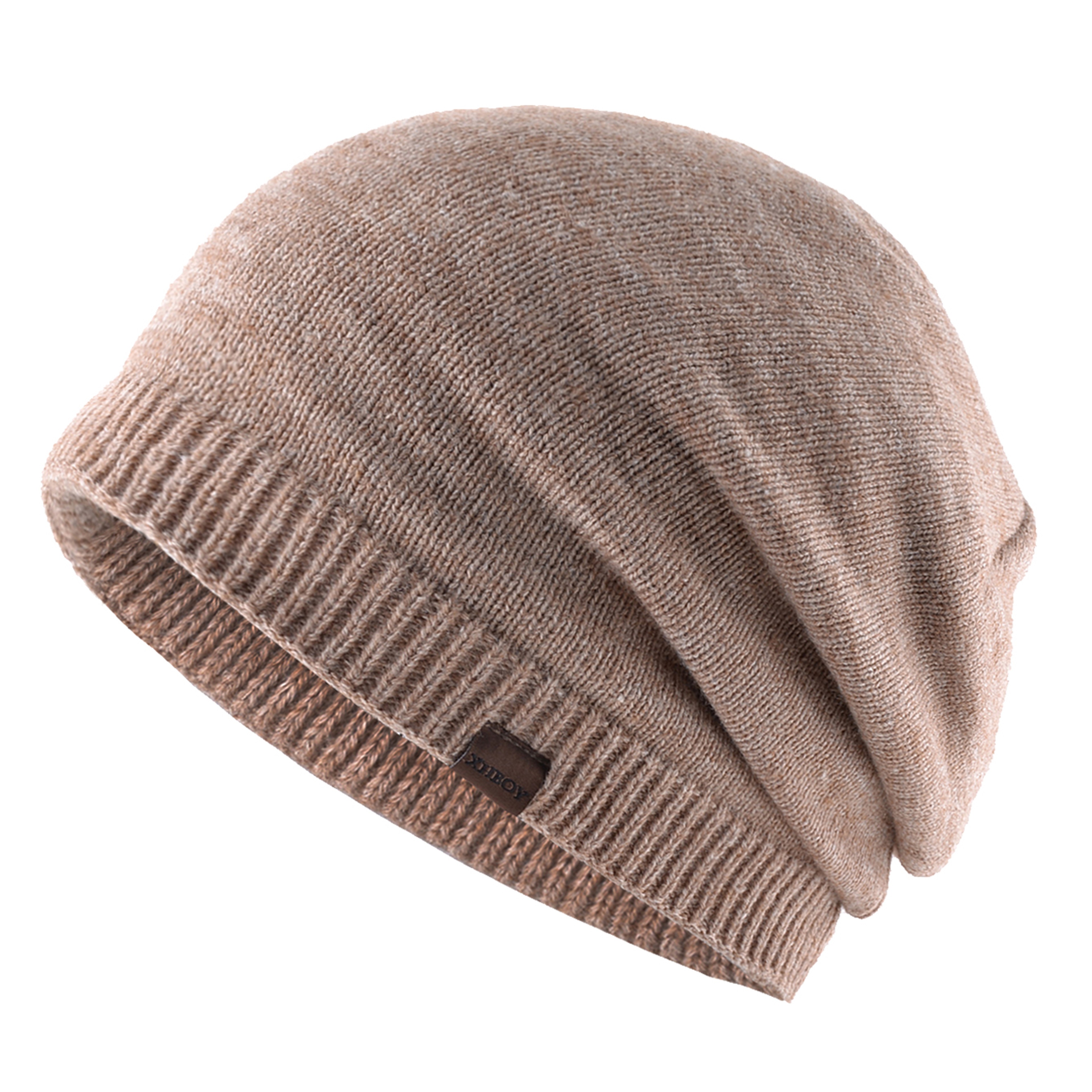 Outdoor Warm Ski Beanies Winter Knitted Beanie Color Knit Wool Mens Thick Hats Double Layers With V 6