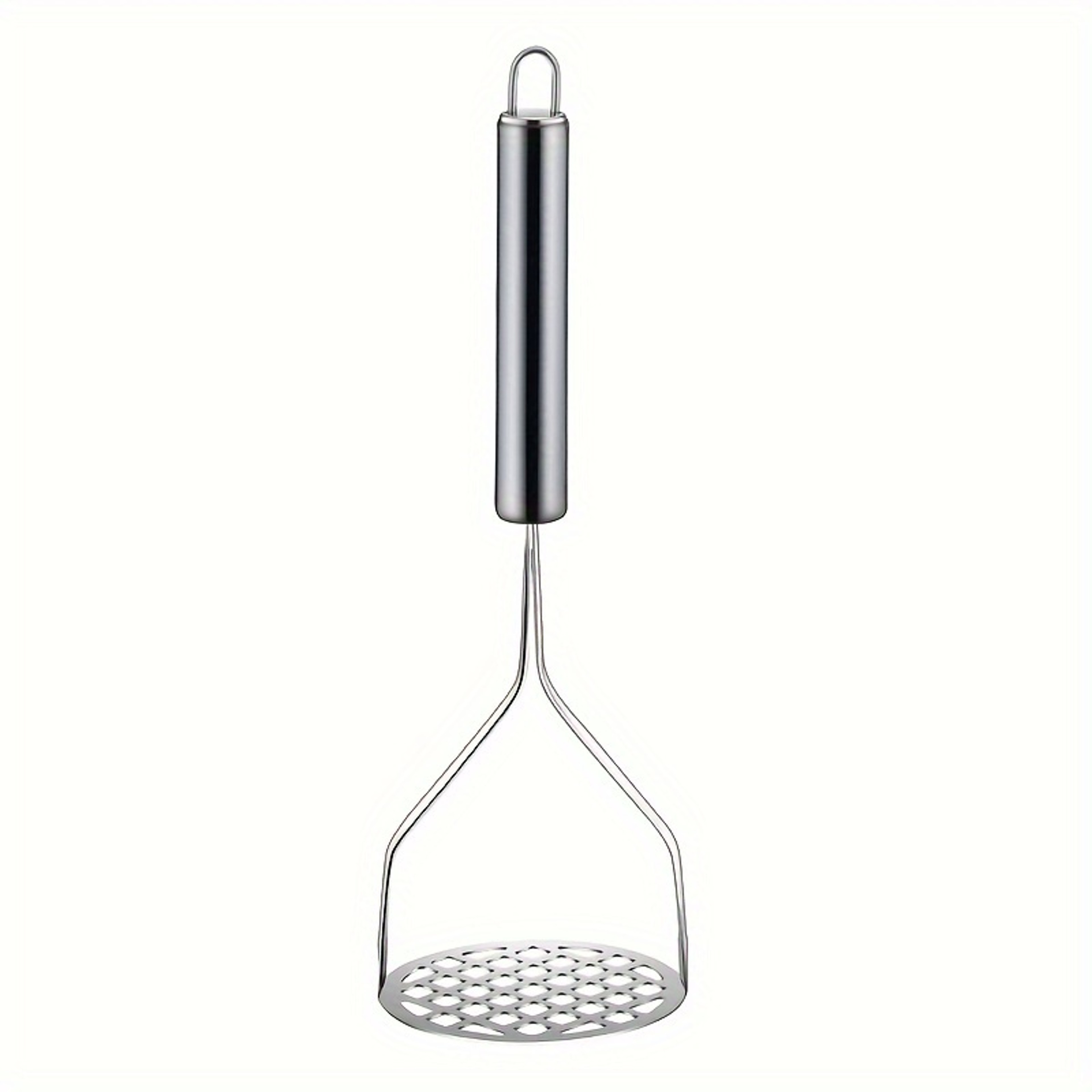 Manual Stainless Steel Potato Masher, Fruit and Vegetable Crusher, Home Kitchen Baby Food Preparation Tool – view 2