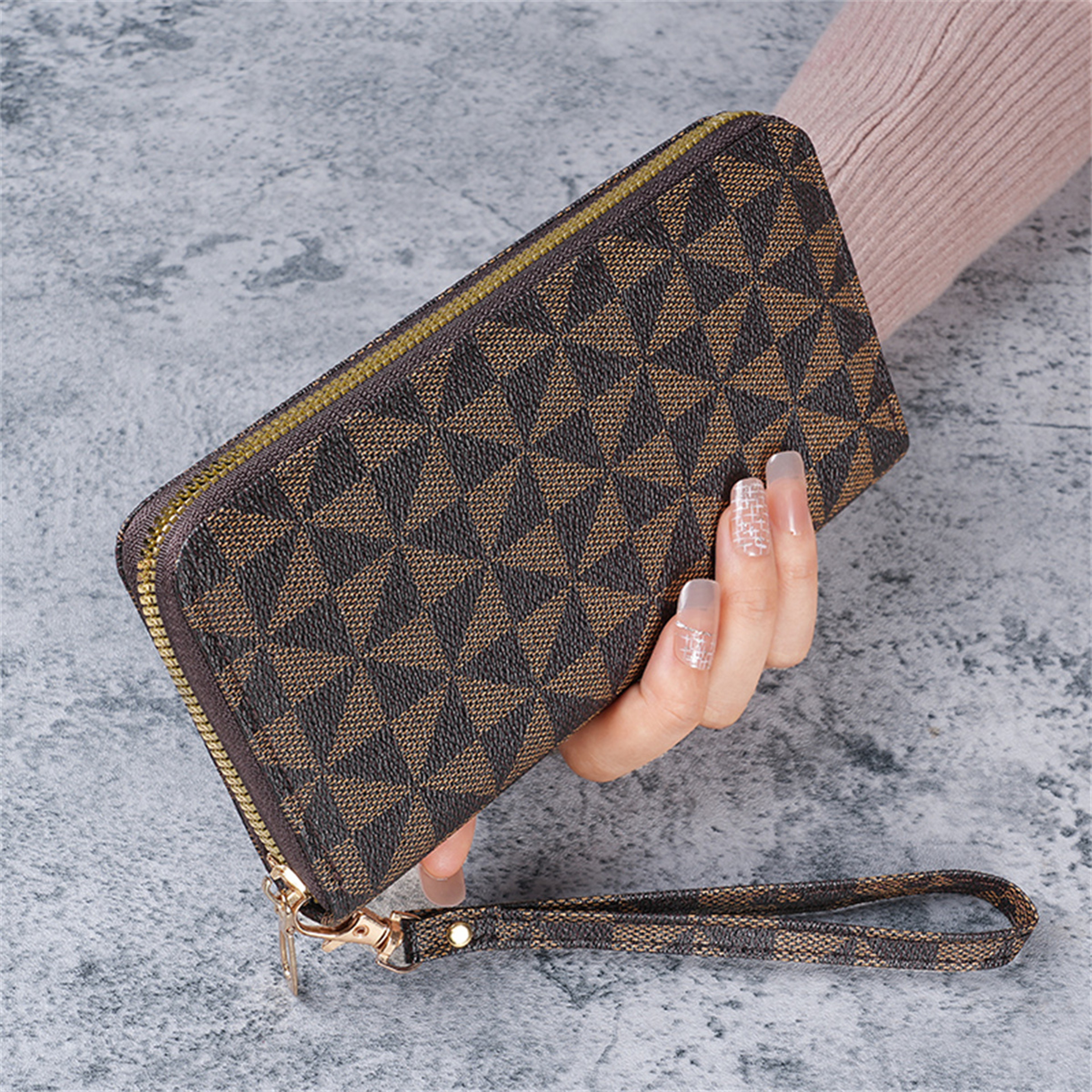 Spring New Cross-Border Long Wallet for Men and Women, Fashion Coin Clutch, Card Holder – view 8