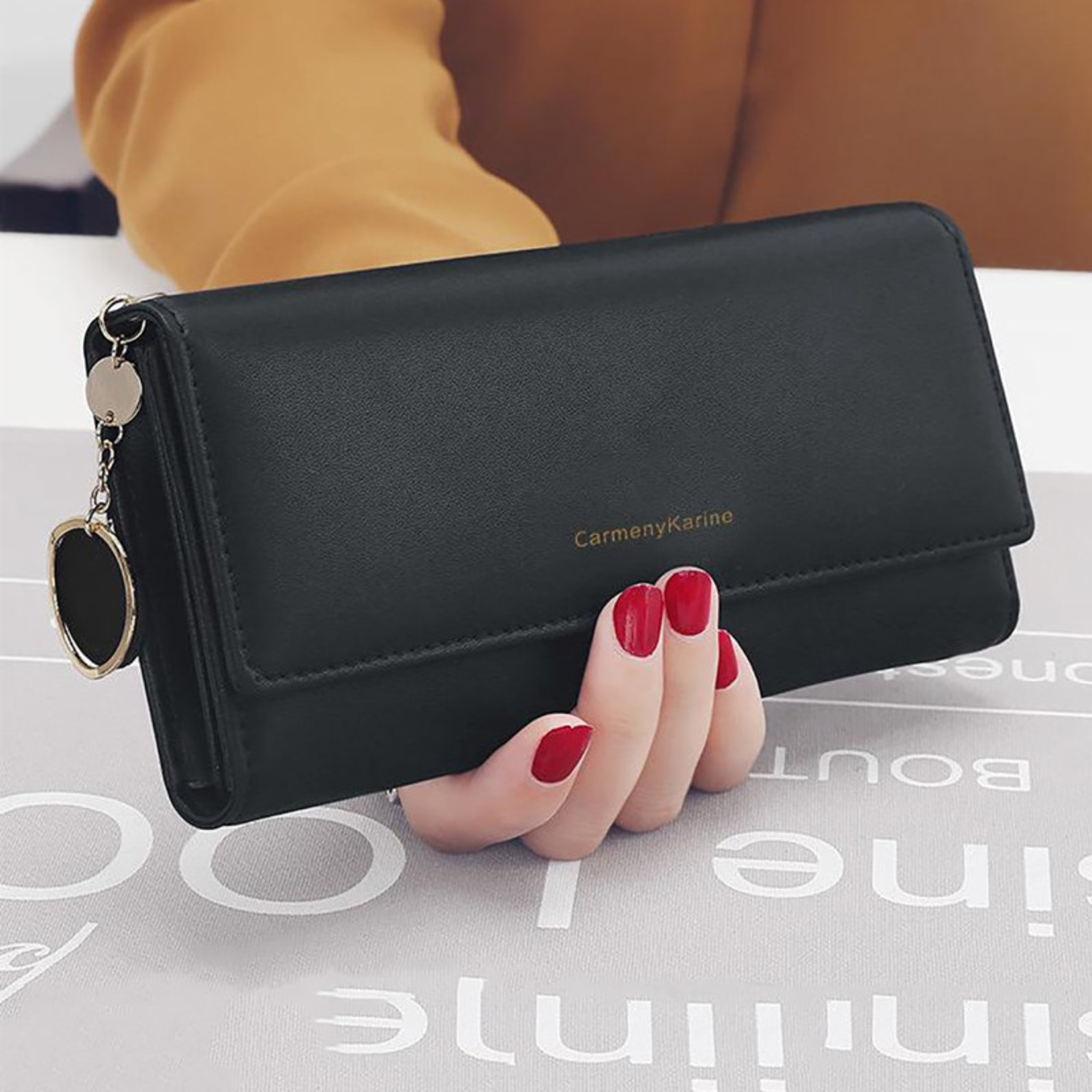 Long Wallets Multi-functional, Fashion Women PU Leather, Fold Purse, Fresh Female Clutch, Card Holder – view 11