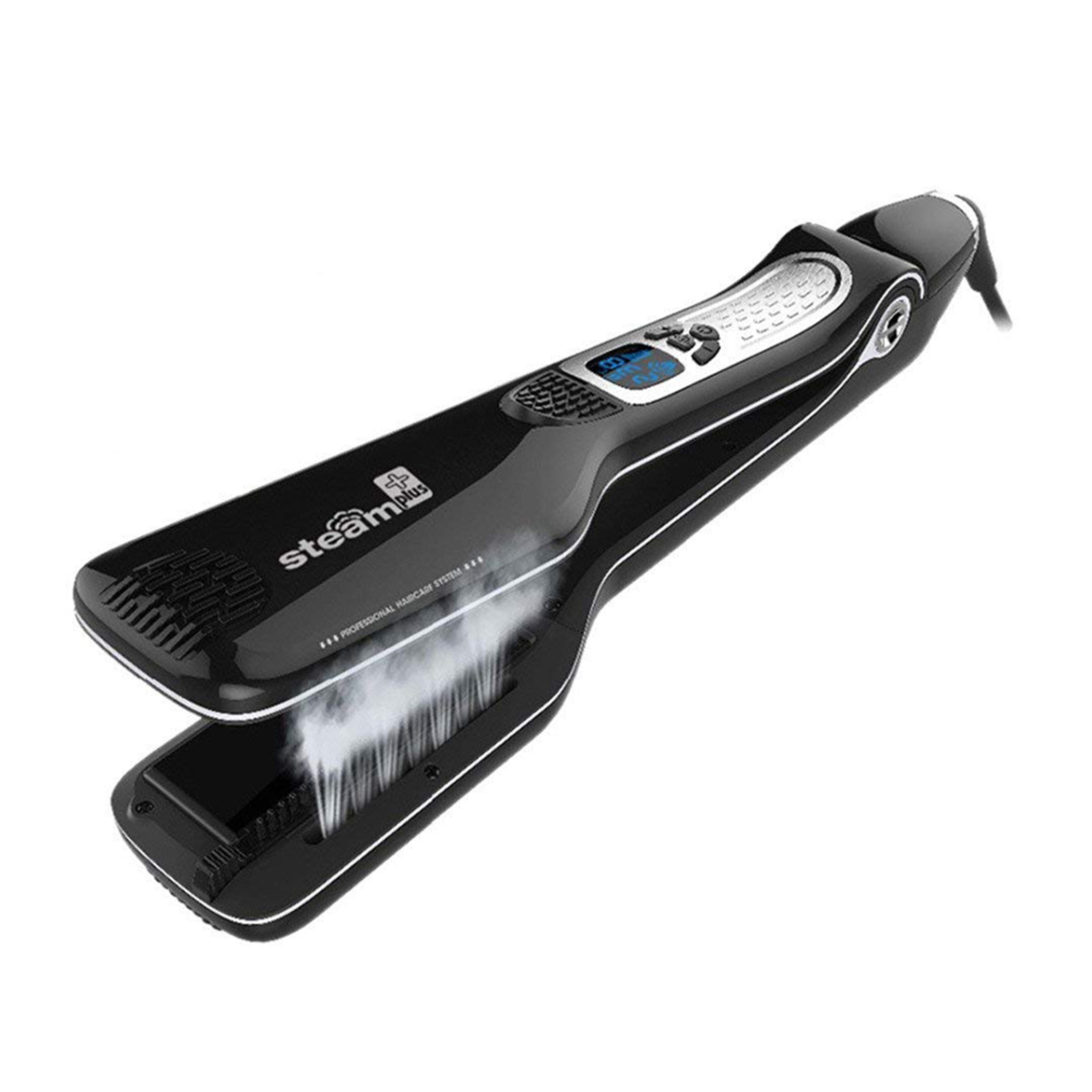 Steam Flat Iron Straightening Brush Professional Hair Straightener Ceramic Tourmaline Vapor Electri 0