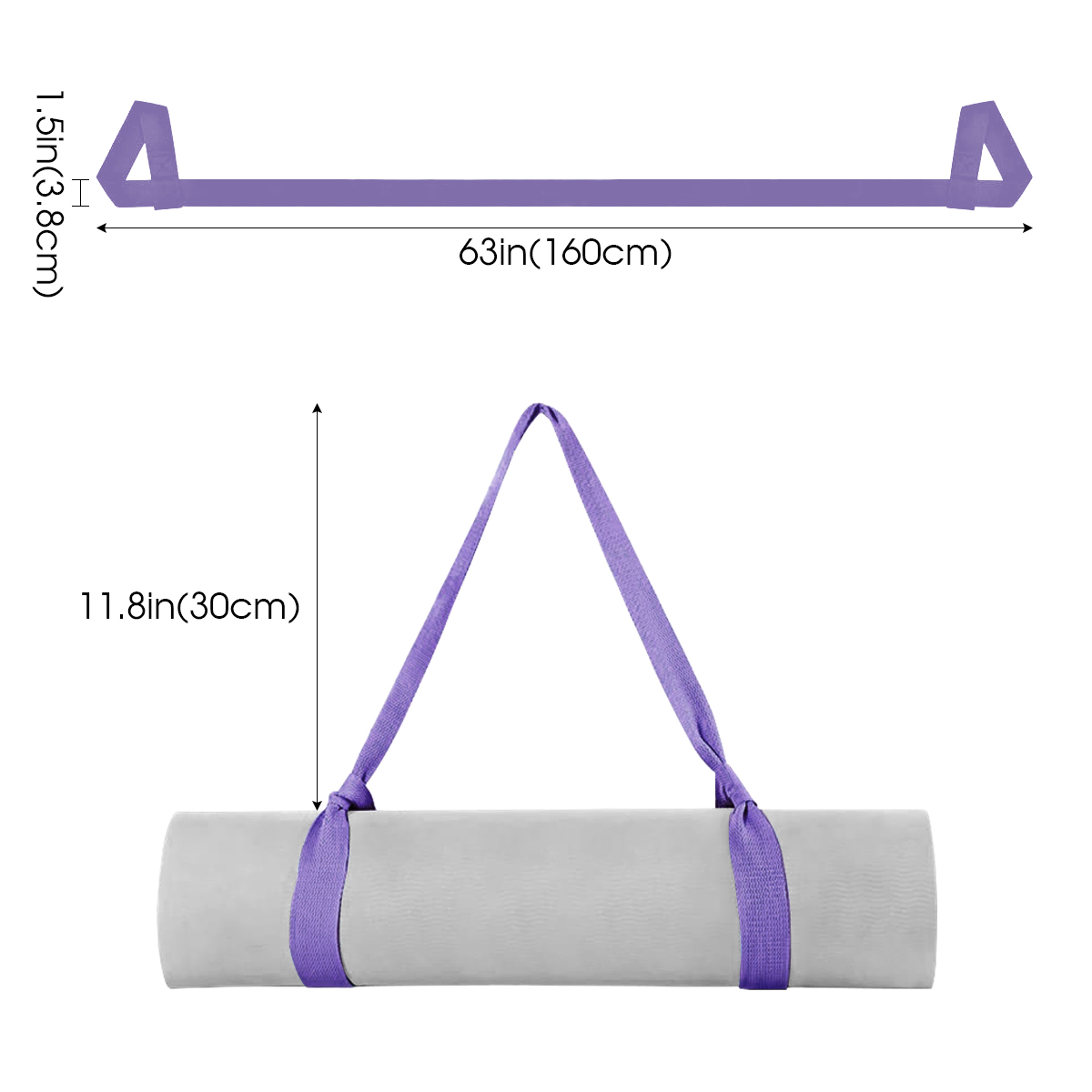 Cotton Yoga Mat Strap Versatile Storage Strap Yoga Mat Bag Tied Rope 1