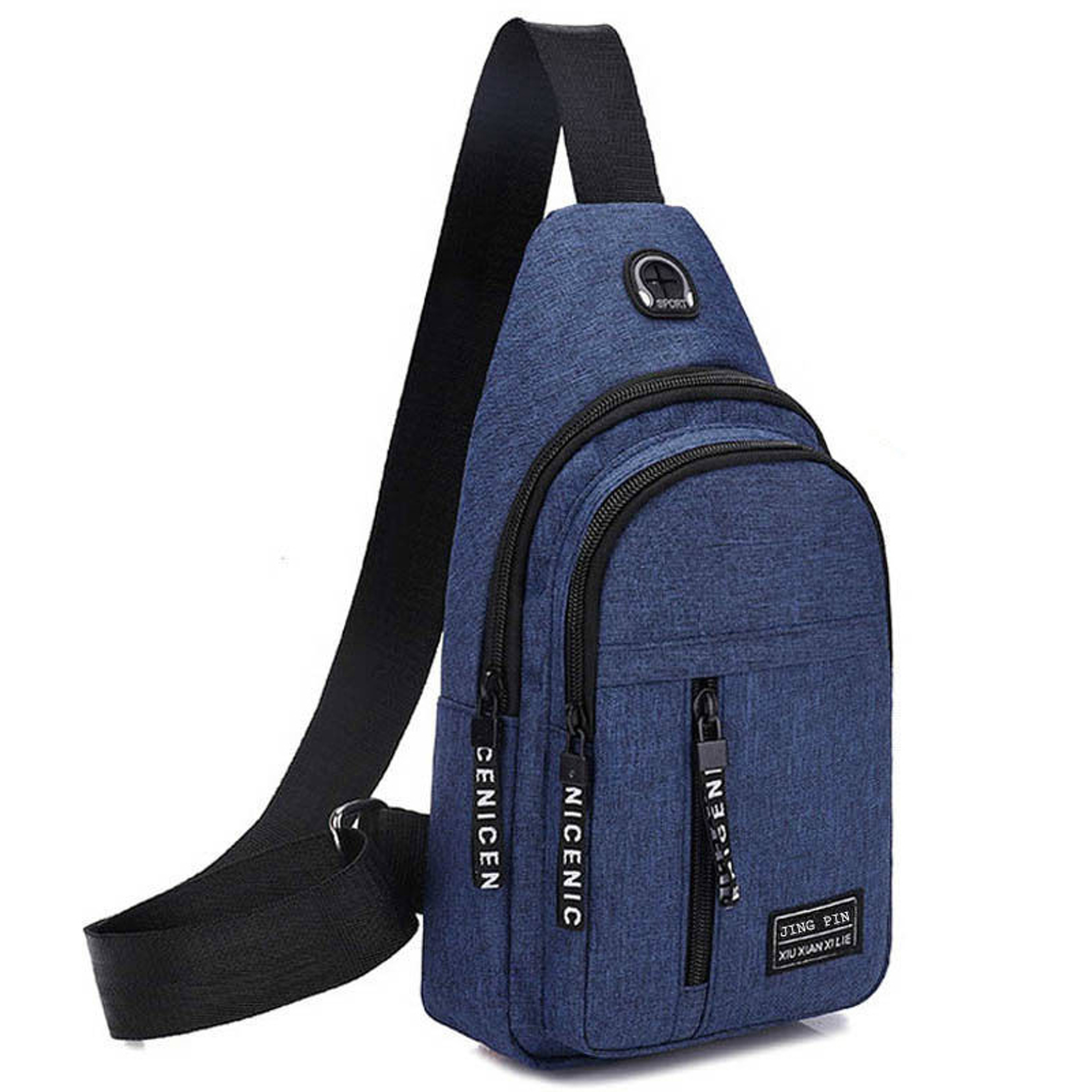 Mens Multifunctional Chest Bag Crossbody Sling Bag Fashionable Shoulder Bags For Travel 5