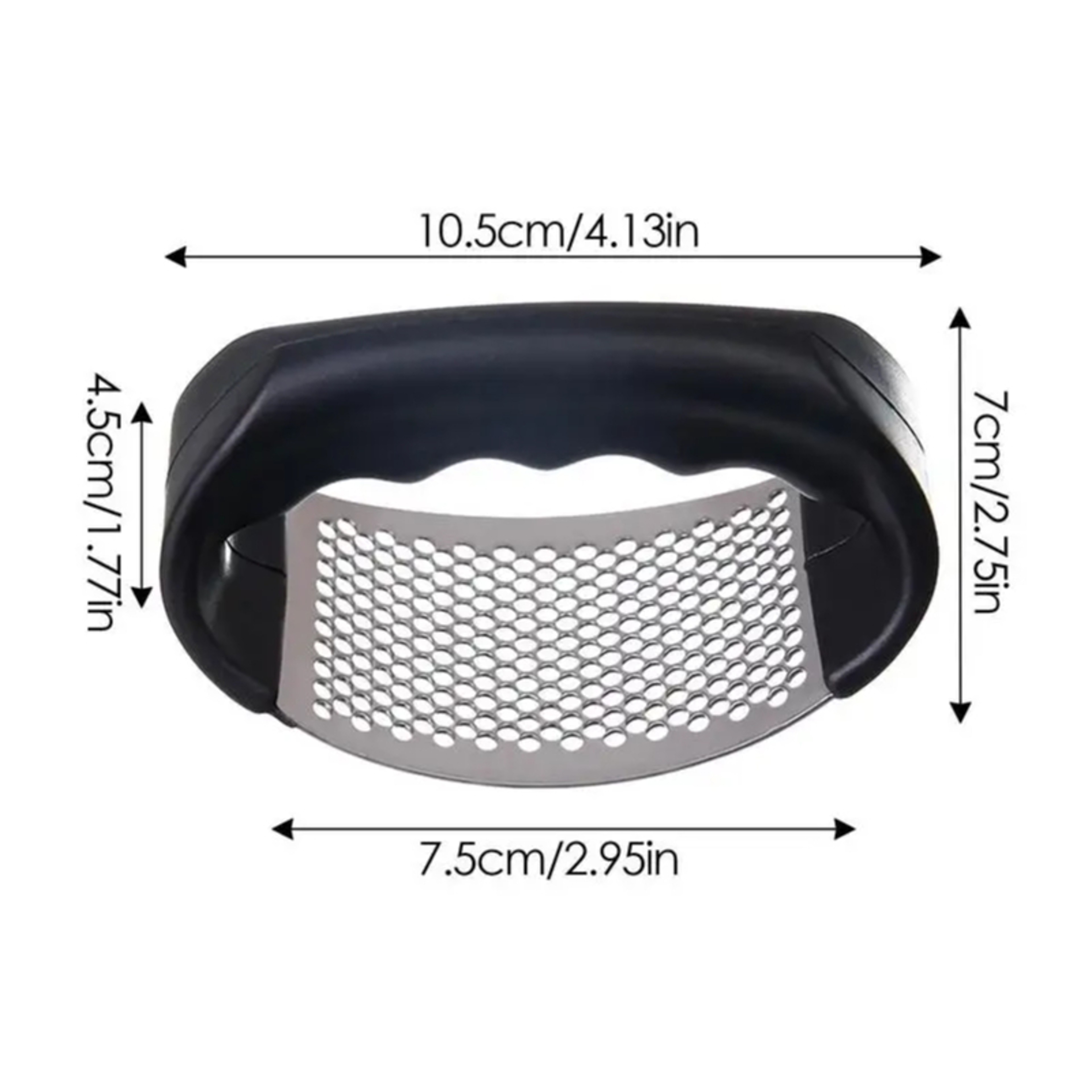 Stainless Steel Garlic Press Crusher Manual Minced Garlic Chopped Garlic Cutting Mince Tools Fruit Vegetable Tool Kitchen Gadget – view 6
