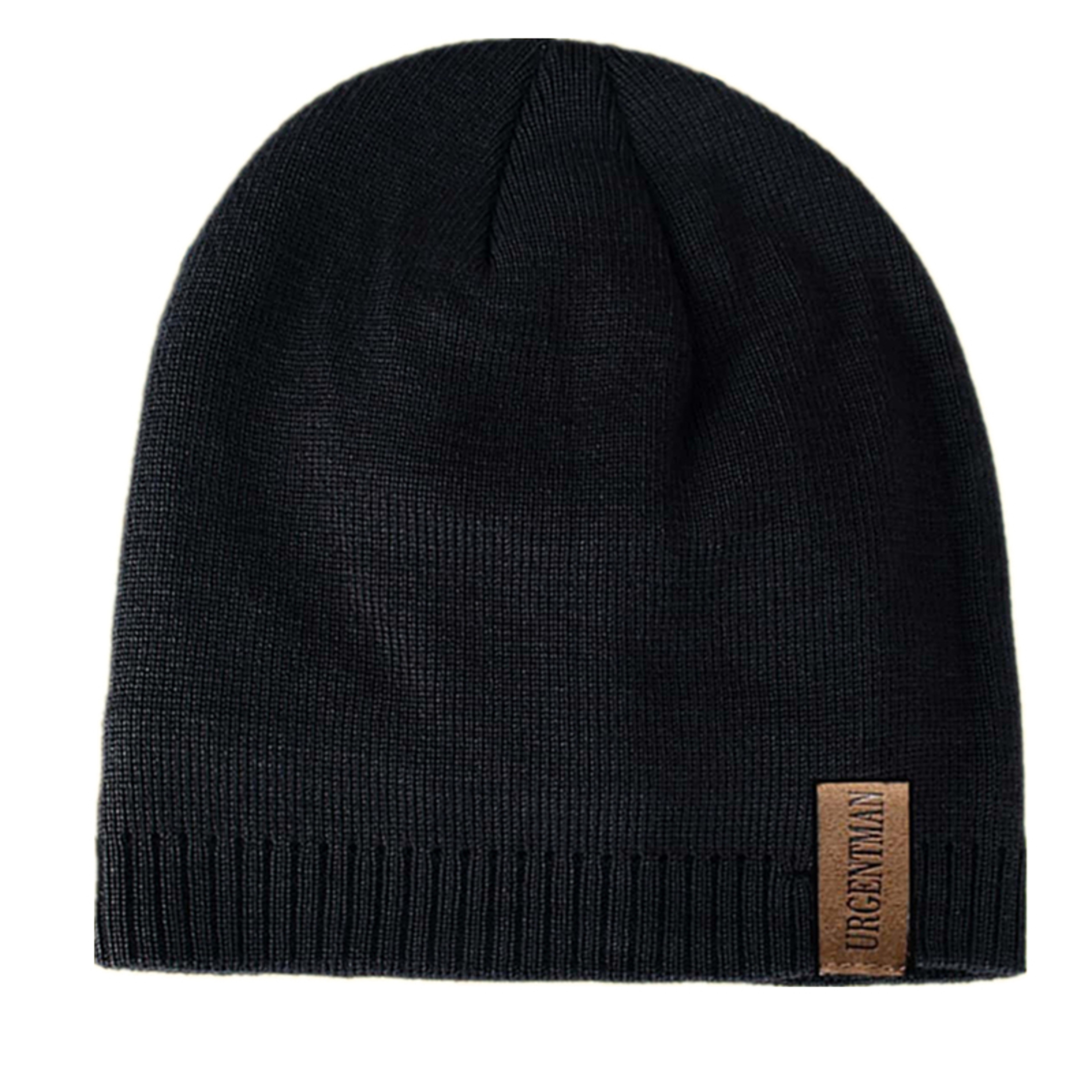 Solid Color Unisex Winter Hats Knitted Beanie Cap With Fur Lining For Men And Women Warm Sports Out 7