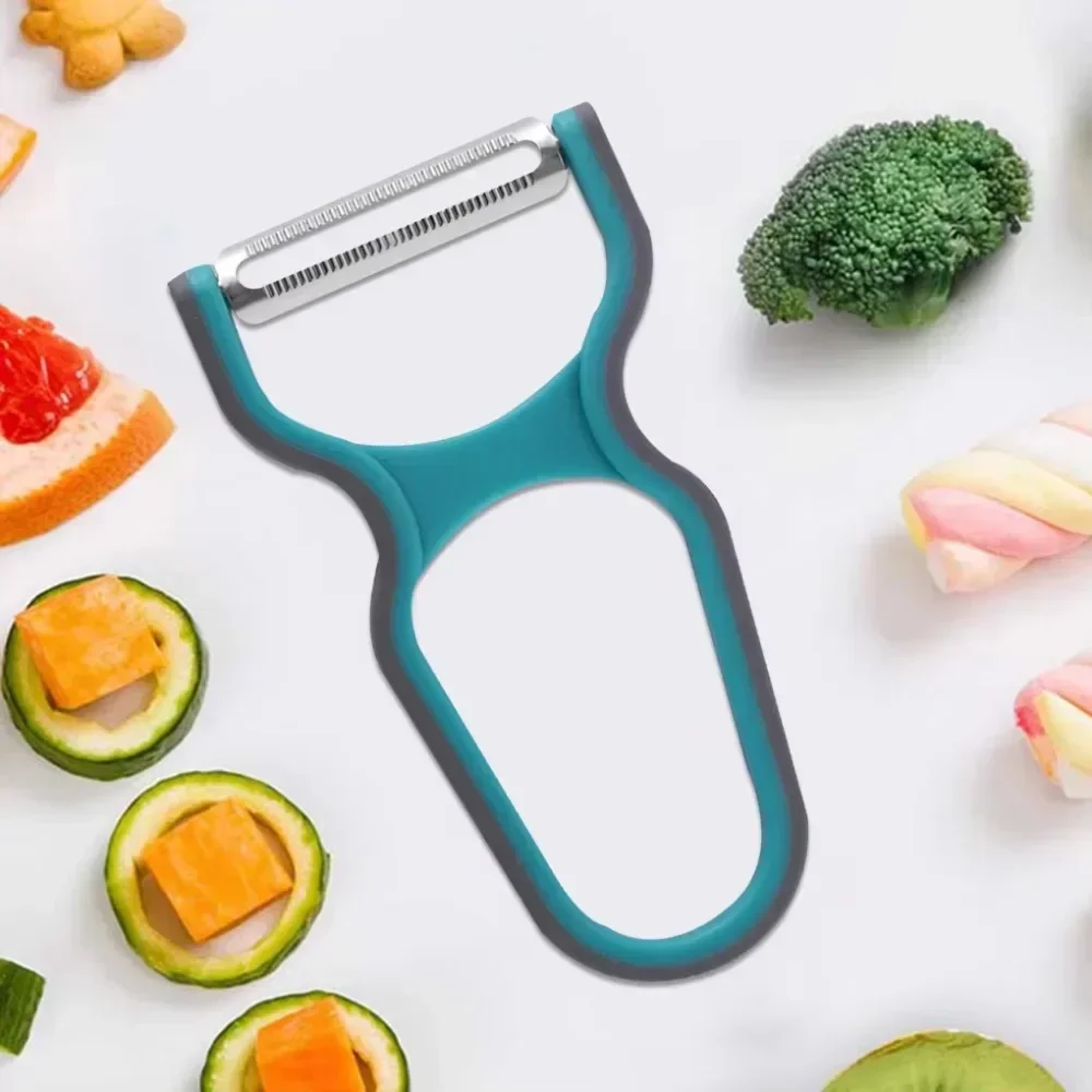 Cabbage Grater, Fruit Peeler, Potato Slicer, Vegetable Peeler Set for Kitchen Use – view 1