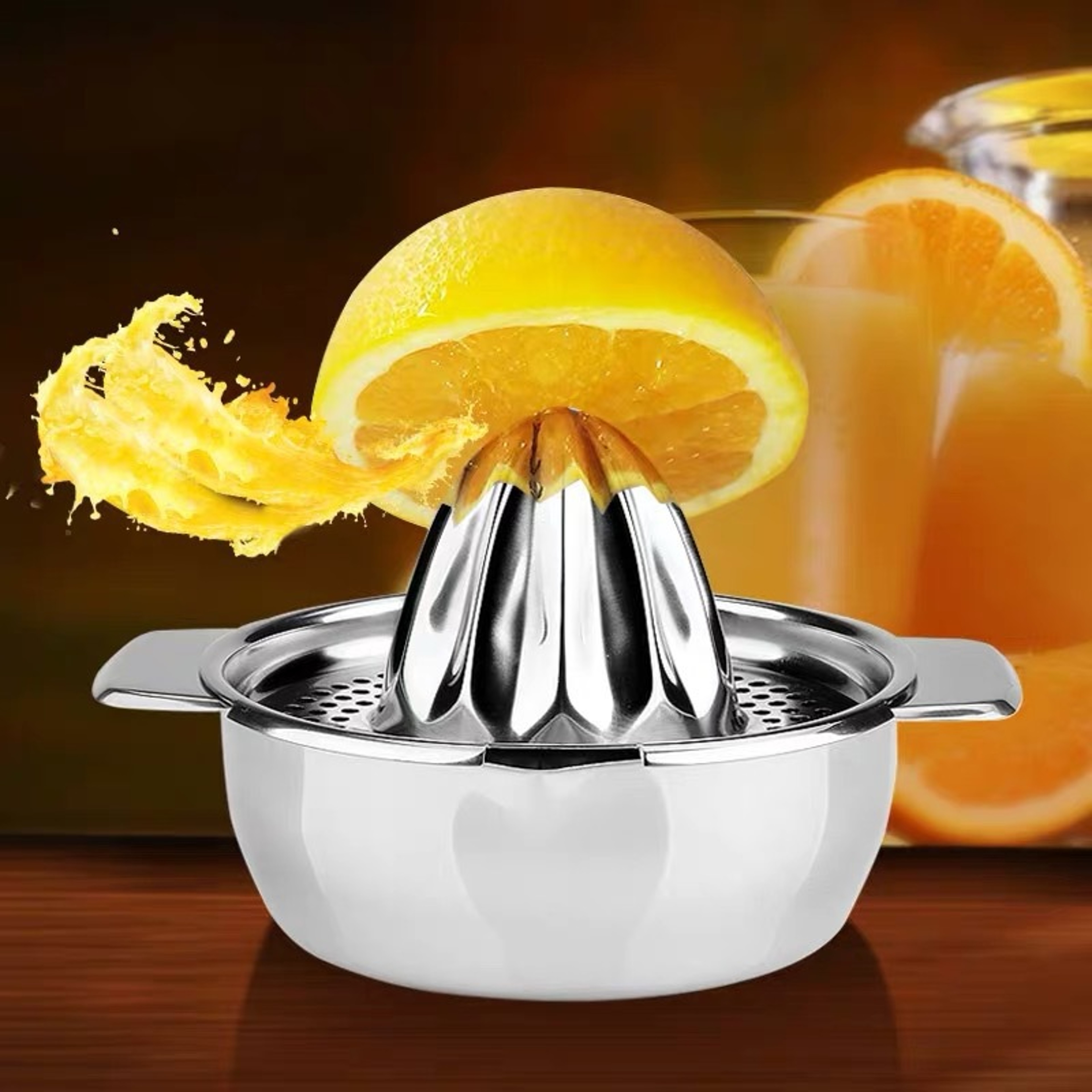 Portable Fruit Juicer Manual Hand Press For Lemon Orange Citrus Juice Maker Kitchen Tool 1