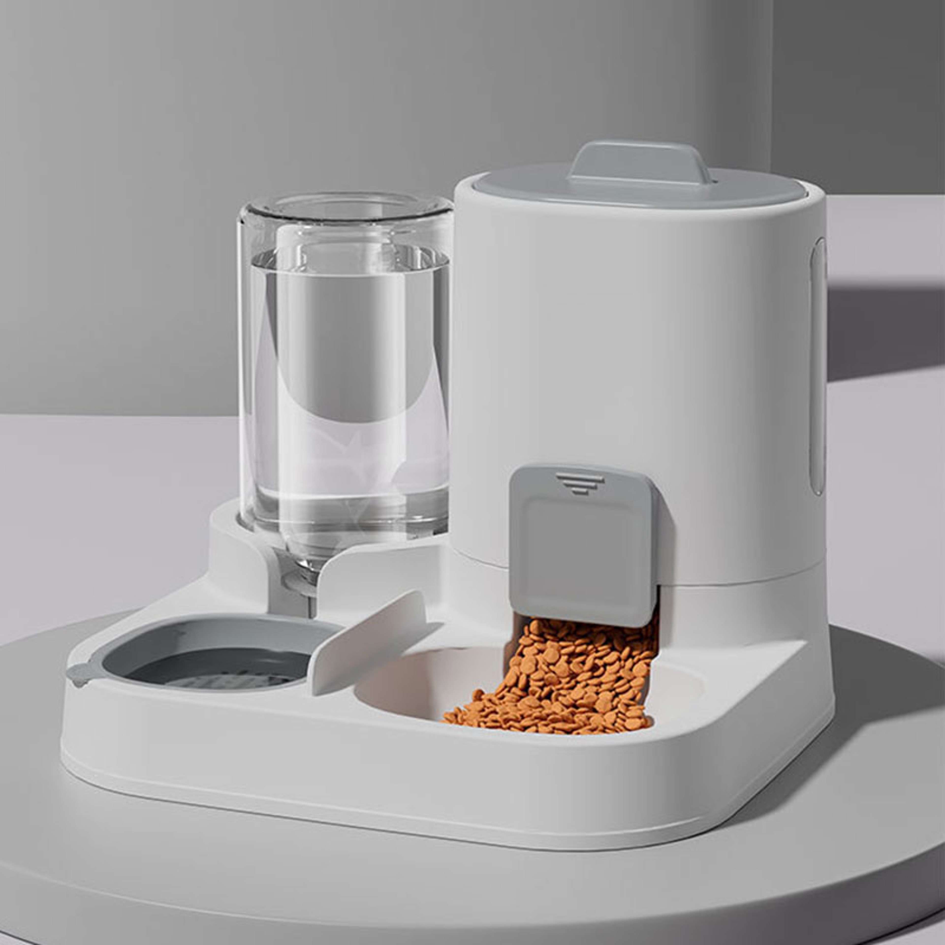 Large Capacity Automatic GravityFed Cat Water Dispenser  Feeder  SpillProof OnePiece Design 0