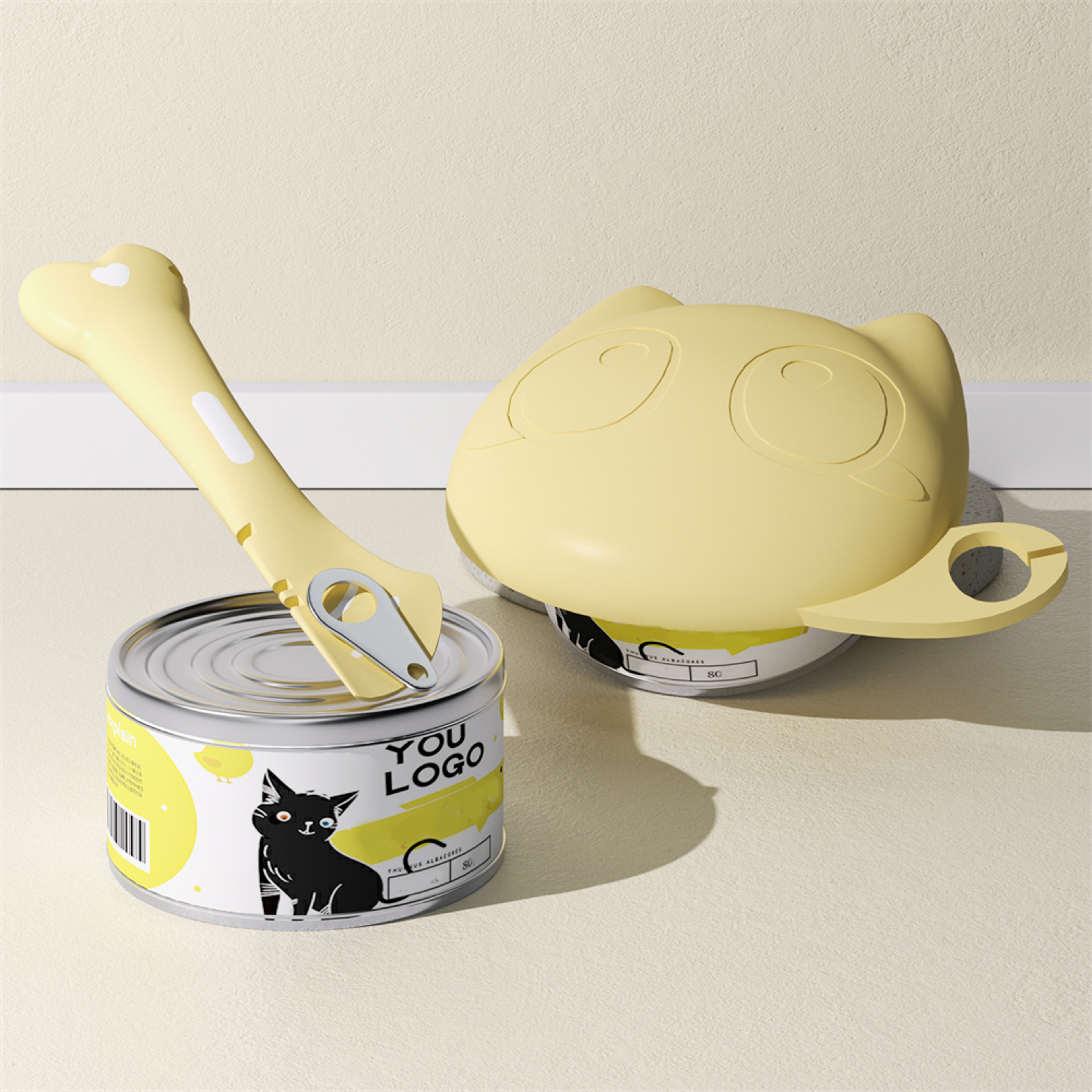 Multifunctional Pet Wet Food Feeding Scoop Silicone Cat Food Can Lid And Spoon Set Can Opener For S 0