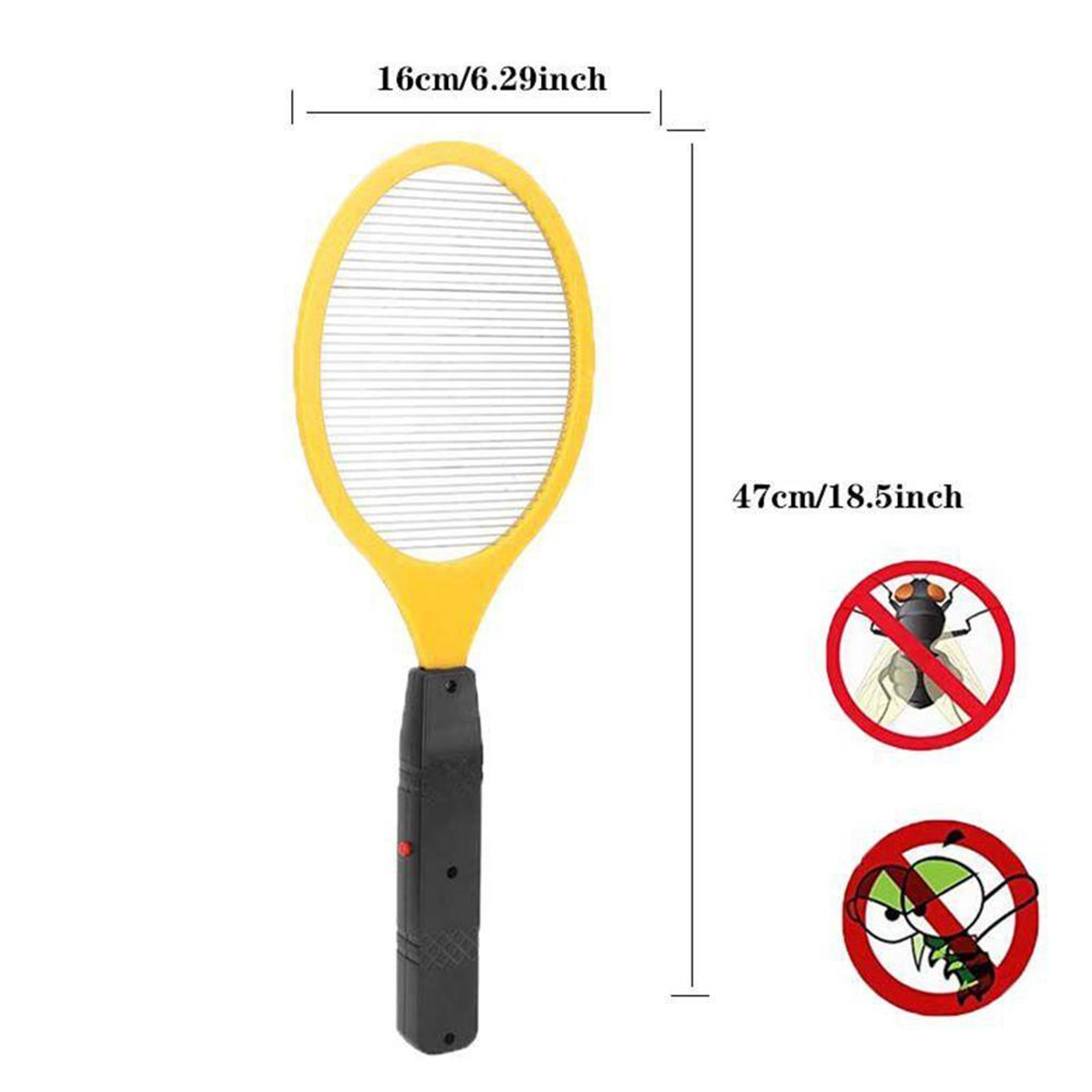 Electric Mosquito Zapper Racket Fly Swatter Battery Powered Bug Killer Insect Stun – view 6