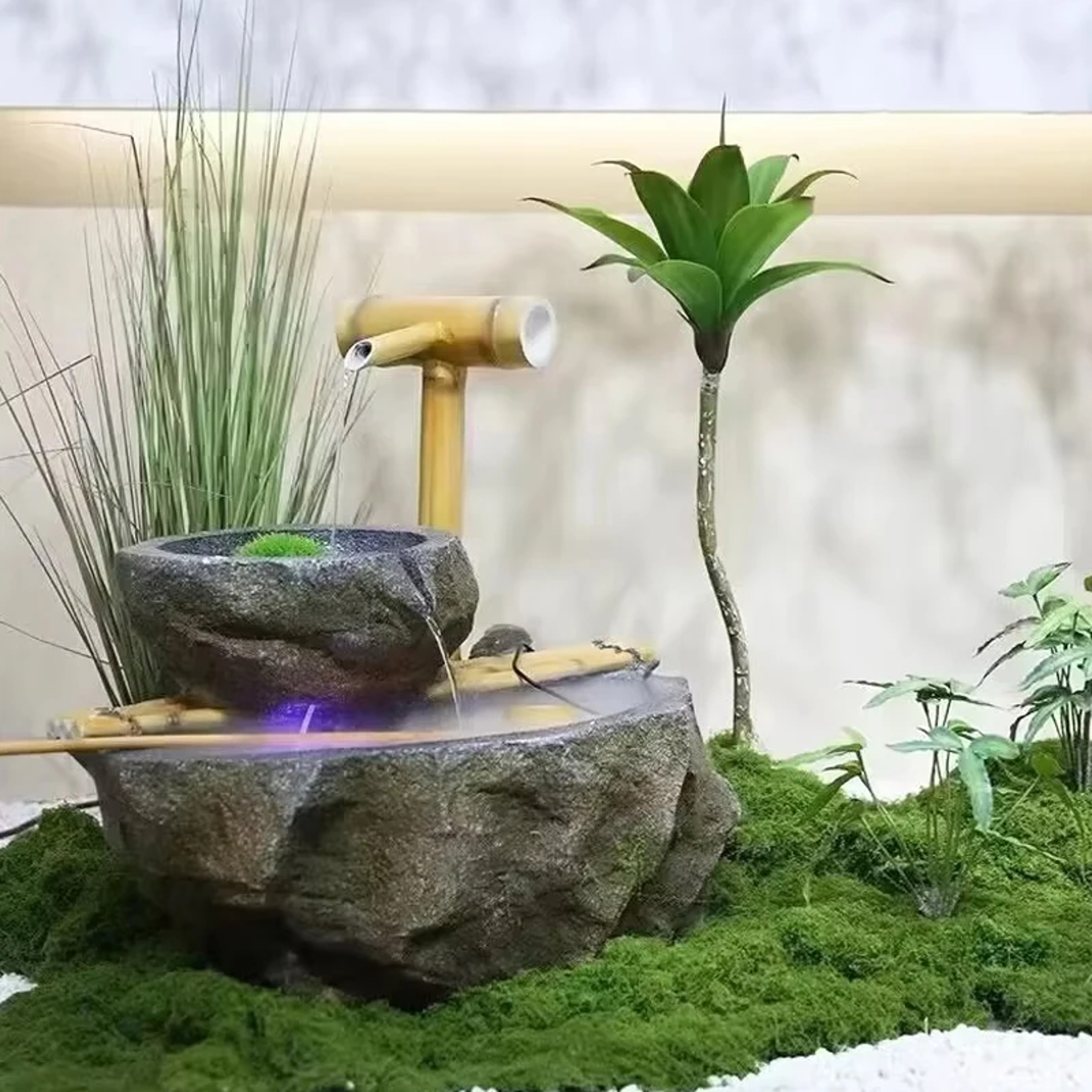 Fake Moss Artificial Green Moss For Potted Plants Fairy Garden Accessories Home Garden Lawn Floor O 4