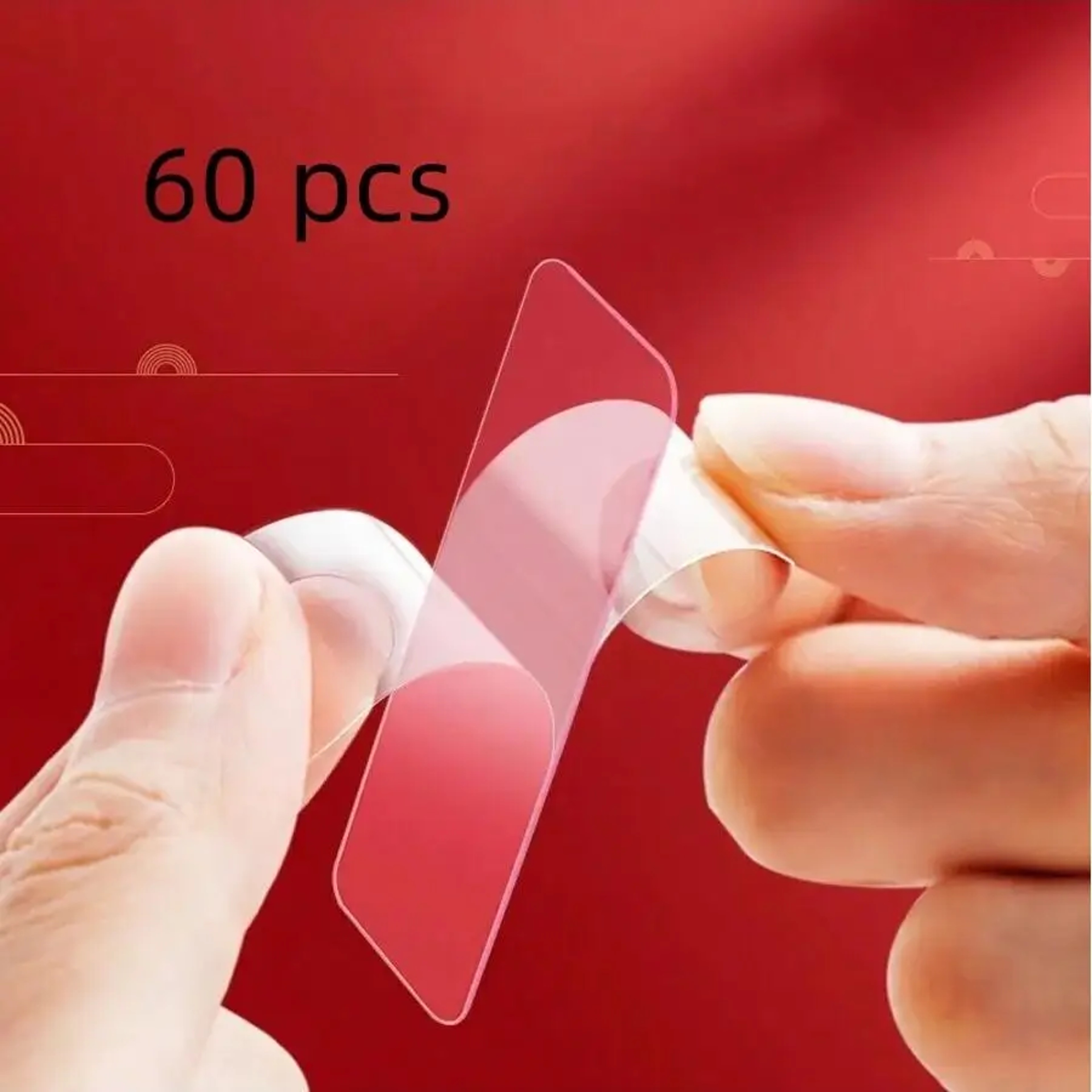 Waterproof Washable Double Sided Tape Transparent Nano Glue Seamless Self Adhesive 0