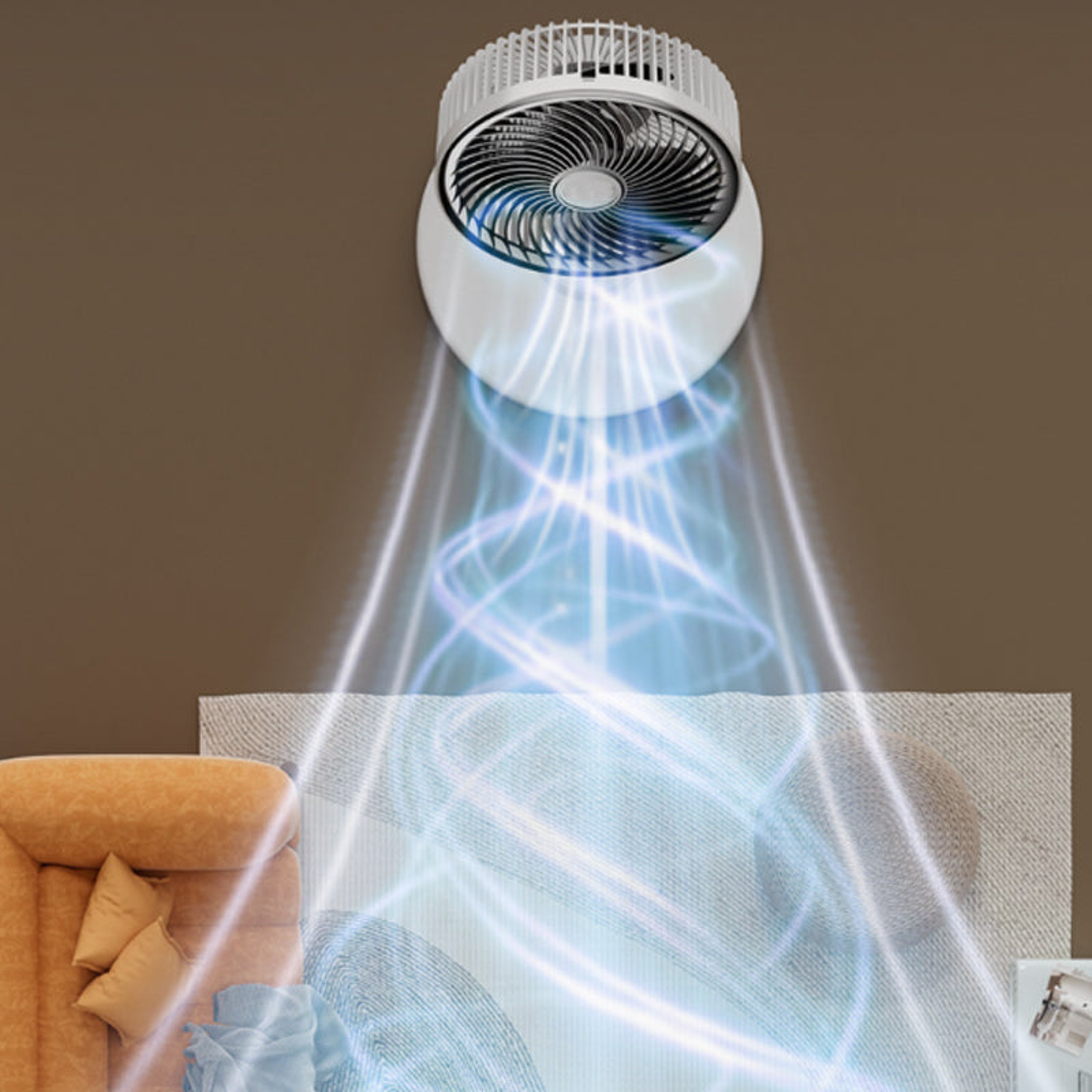 Silent Electric Fan With USB Power Energy Saving Quiet Airflow Floor Fan Strong Wind Air Circulatio 2