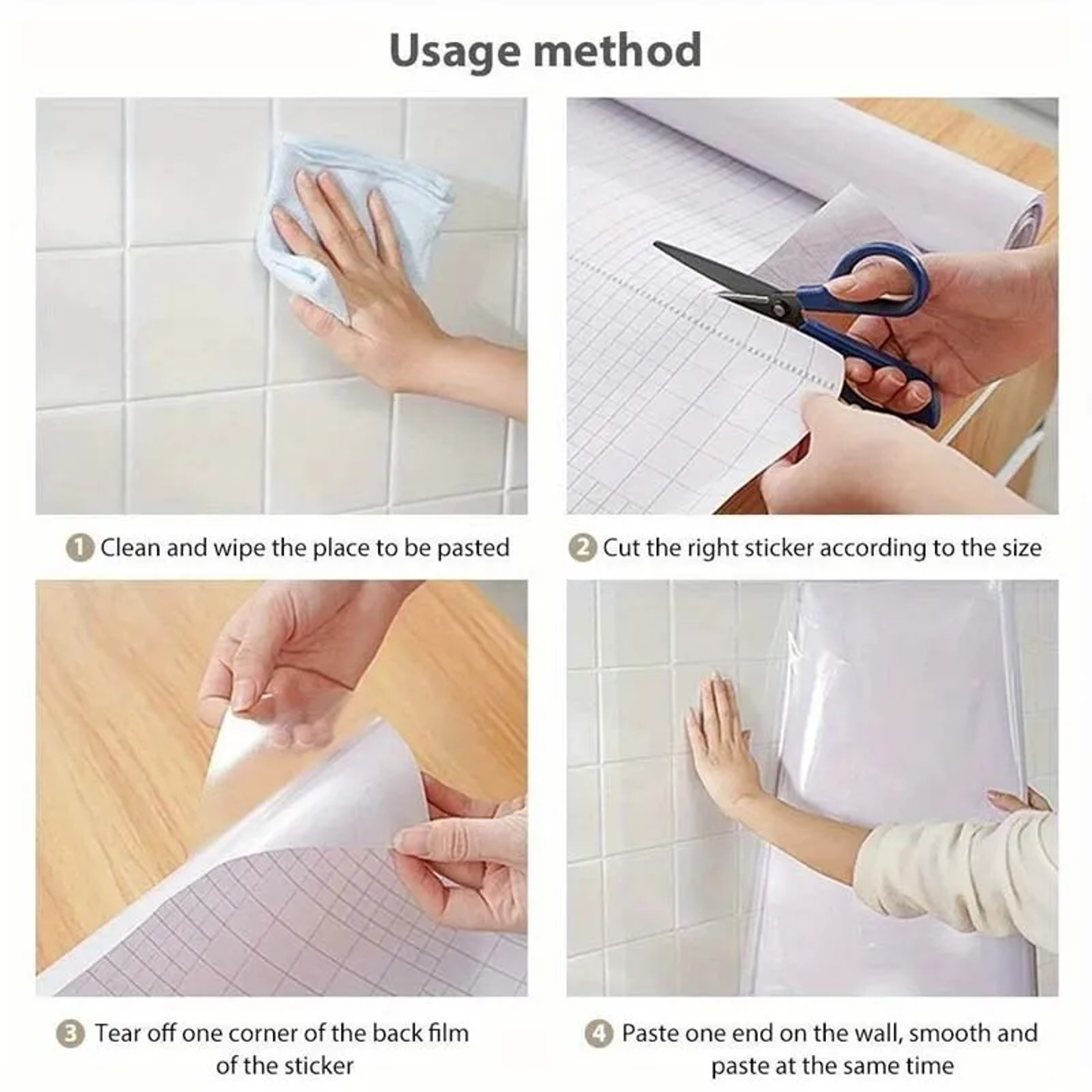 Oil-Proof Self-Adhesive Protective Film Transparent Furniture Film for Home Decor – view 6