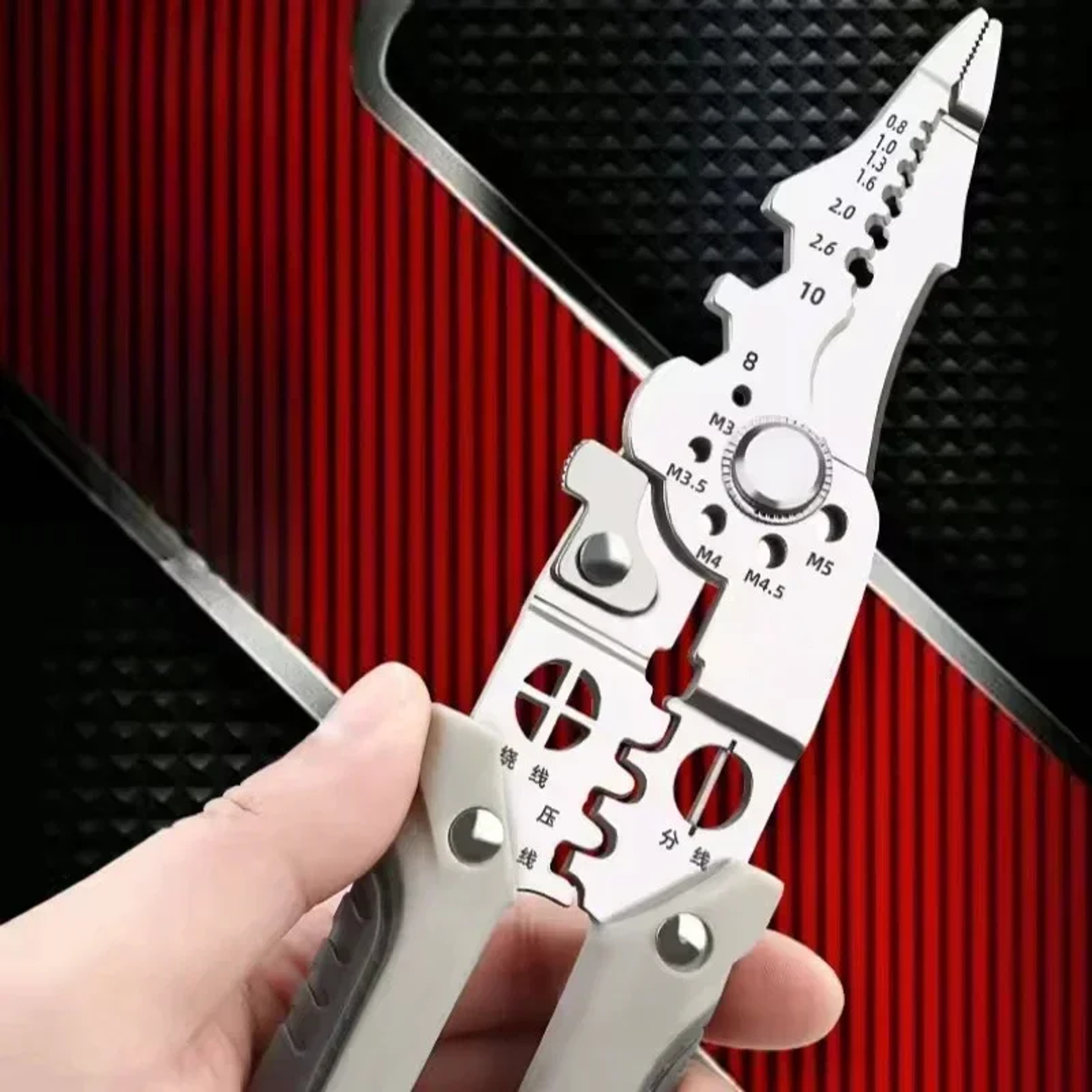 High-Quality Multi Functional Pliers For Electricians, Wire Splitting, Stripping, and Crimping – view 2