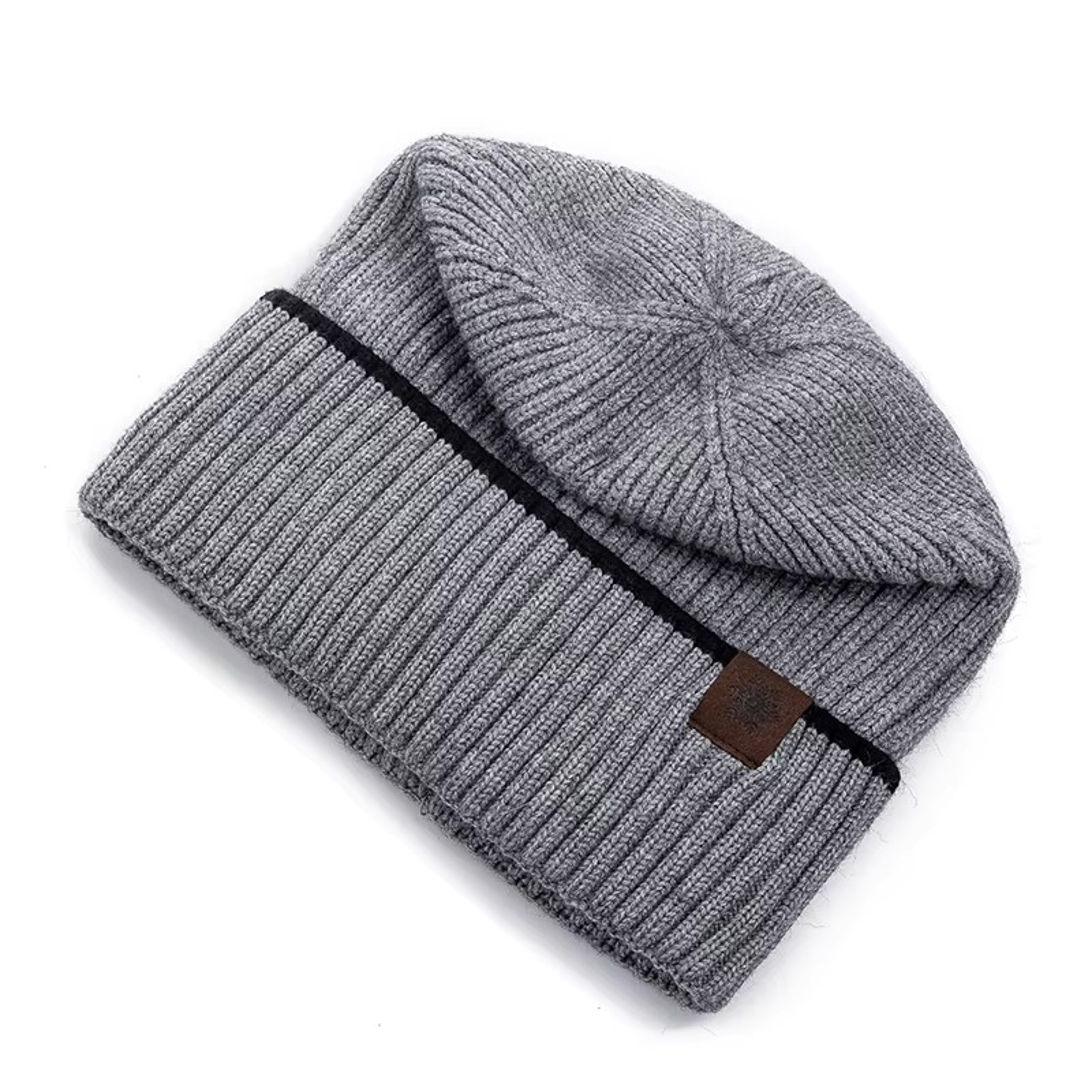 Warm Cap Snow Label Plush Beanie Hat Soft Ski Sports Knitted Winter Hat For Men And Women 7
