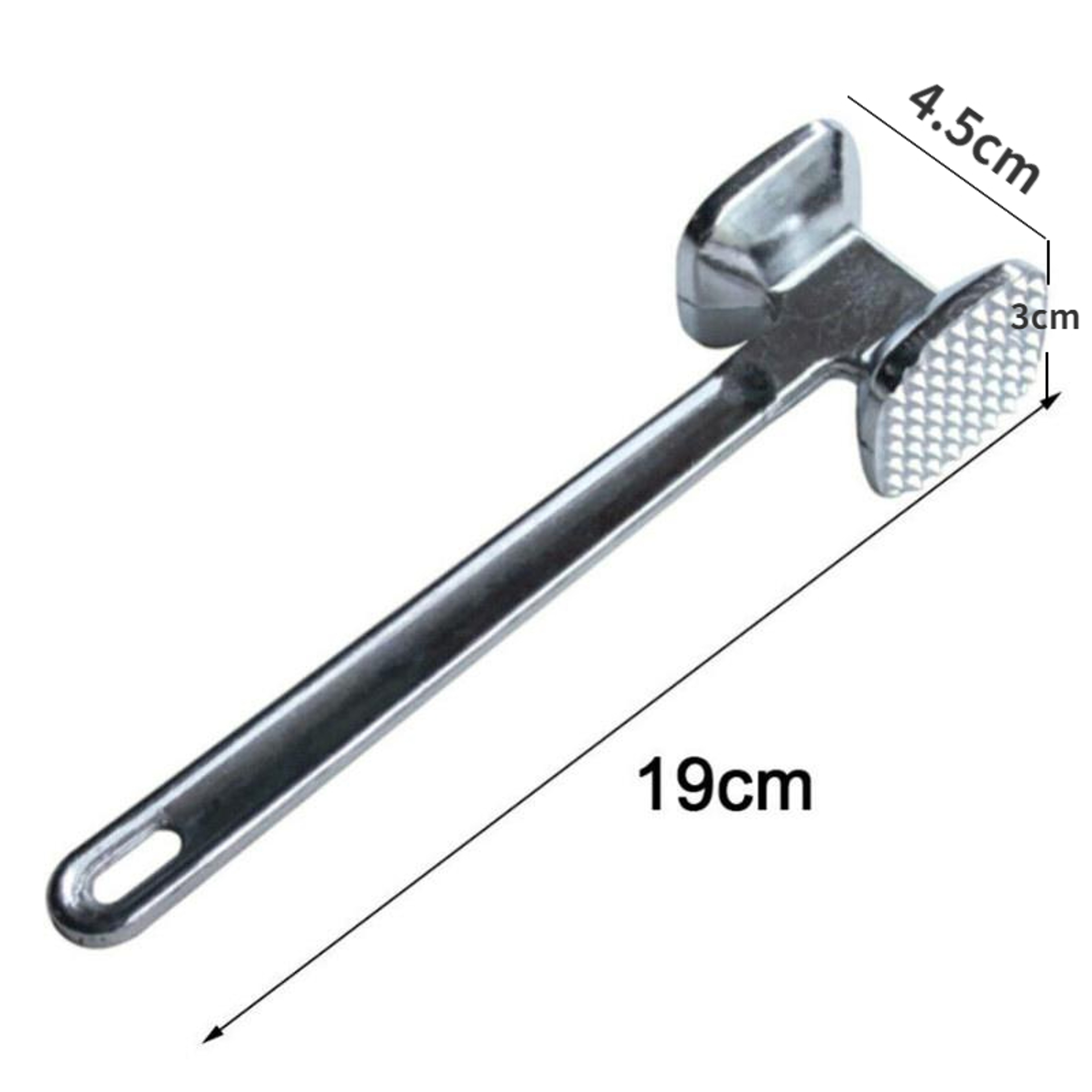 Zinc Alloy Meat Tenderizer Hammer Mallet Tool For Pounding Steak Chicken Pork Meat 1
