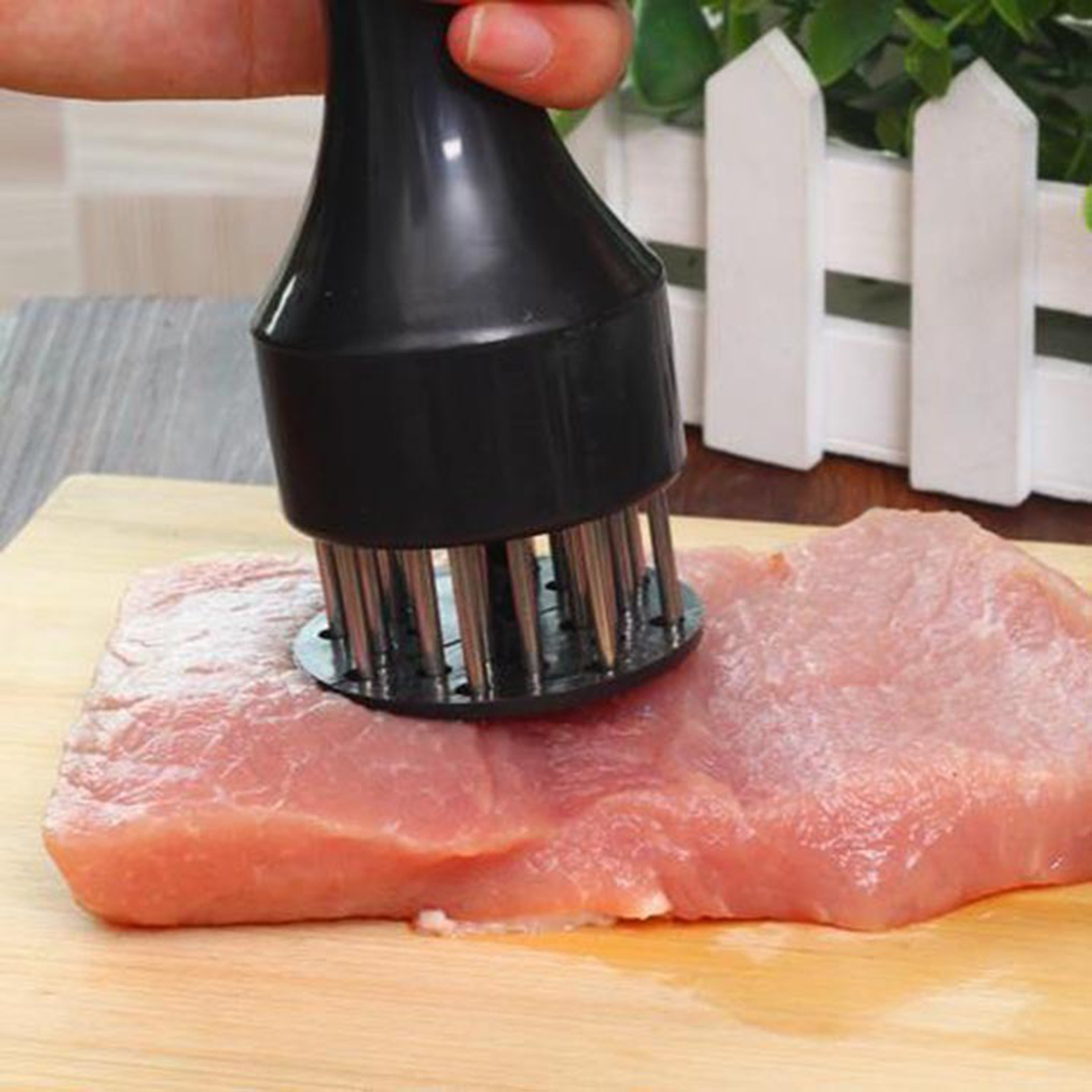 White Tender Meat Needle Hammer For Household Use Pork Chop Chicken Chop 3