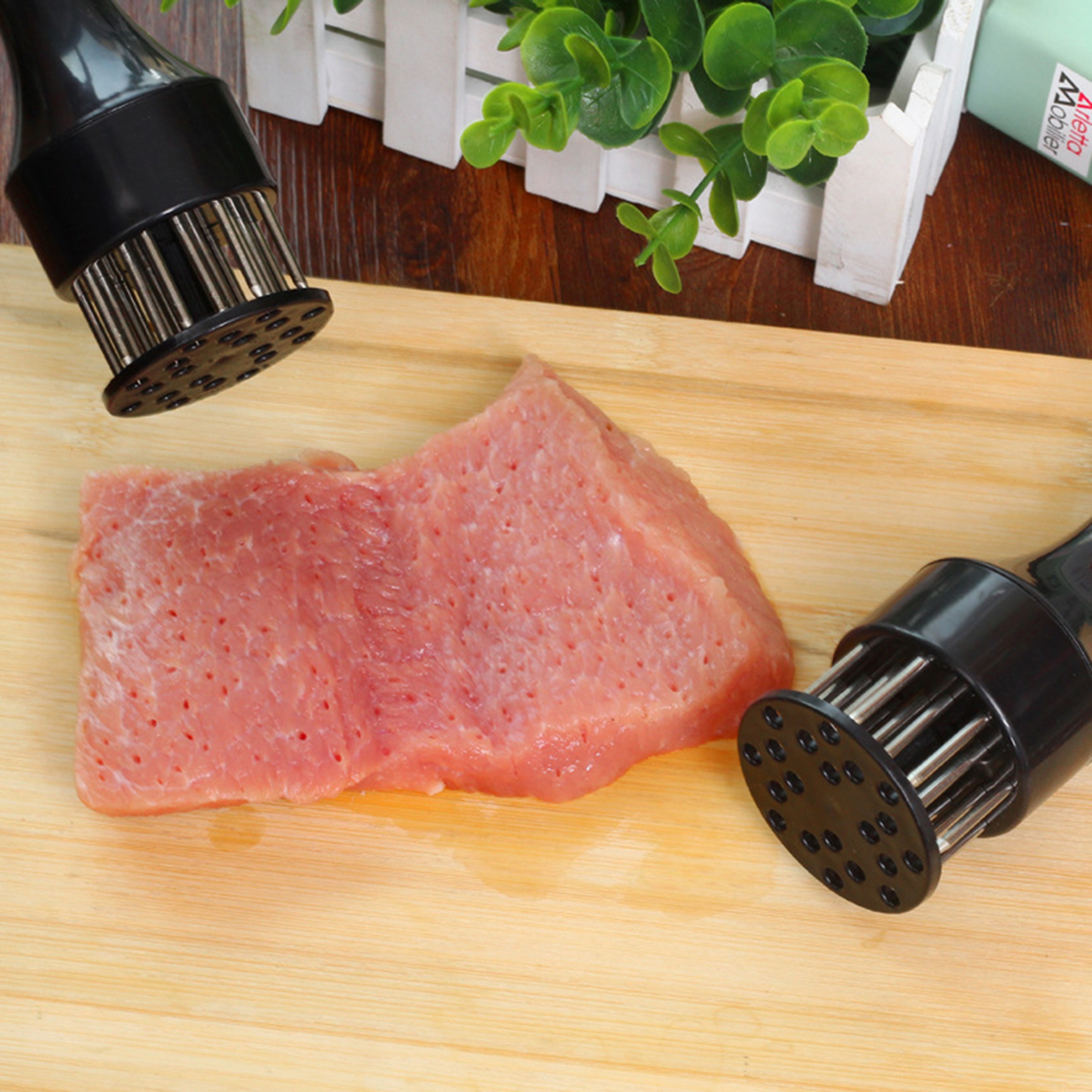 White Tender Meat Needle Hammer For Household Use Pork Chop Chicken Chop 4
